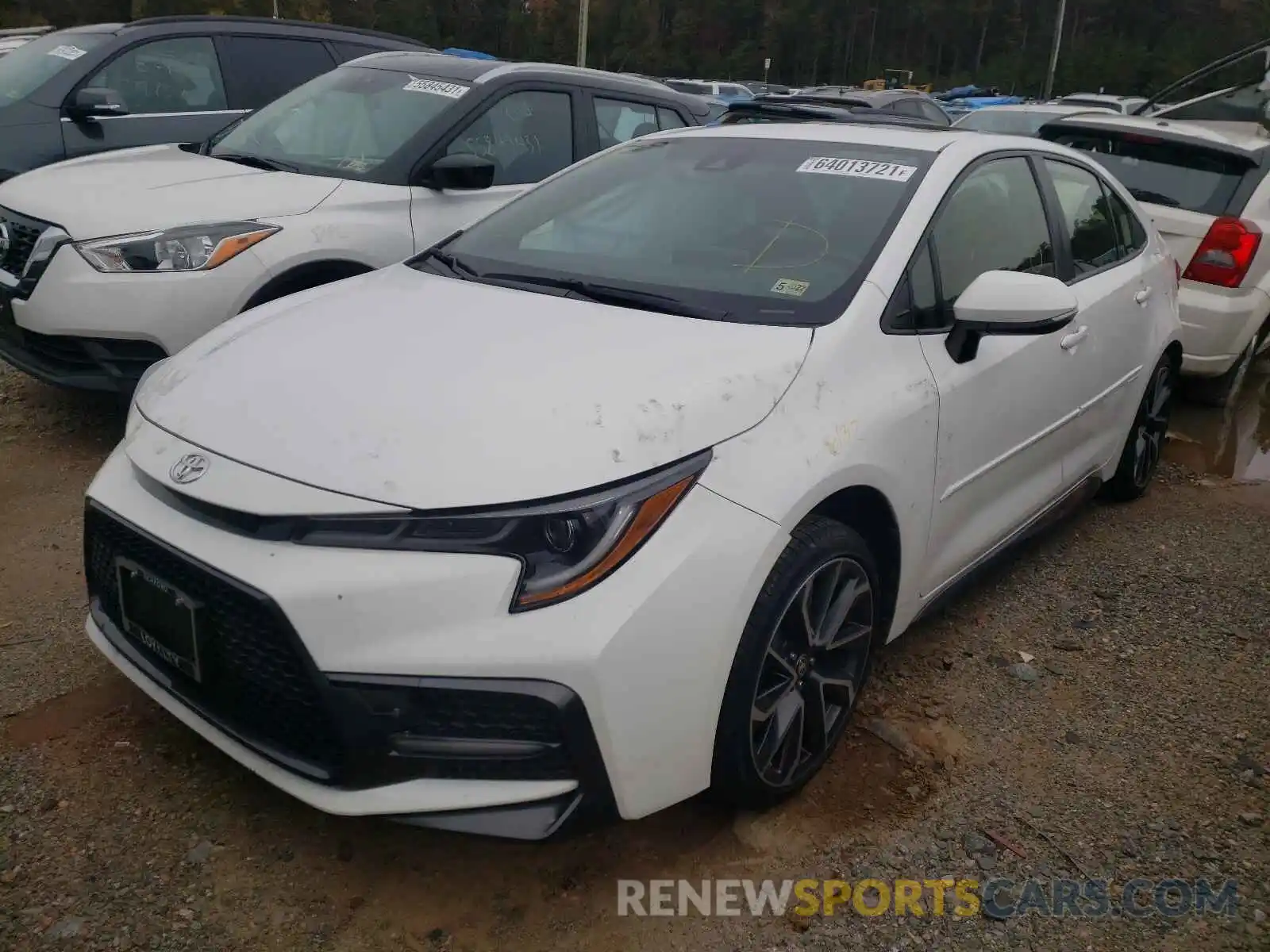 2 Photograph of a damaged car JTDT4RCE1LJ016459 TOYOTA COROLLA 2020