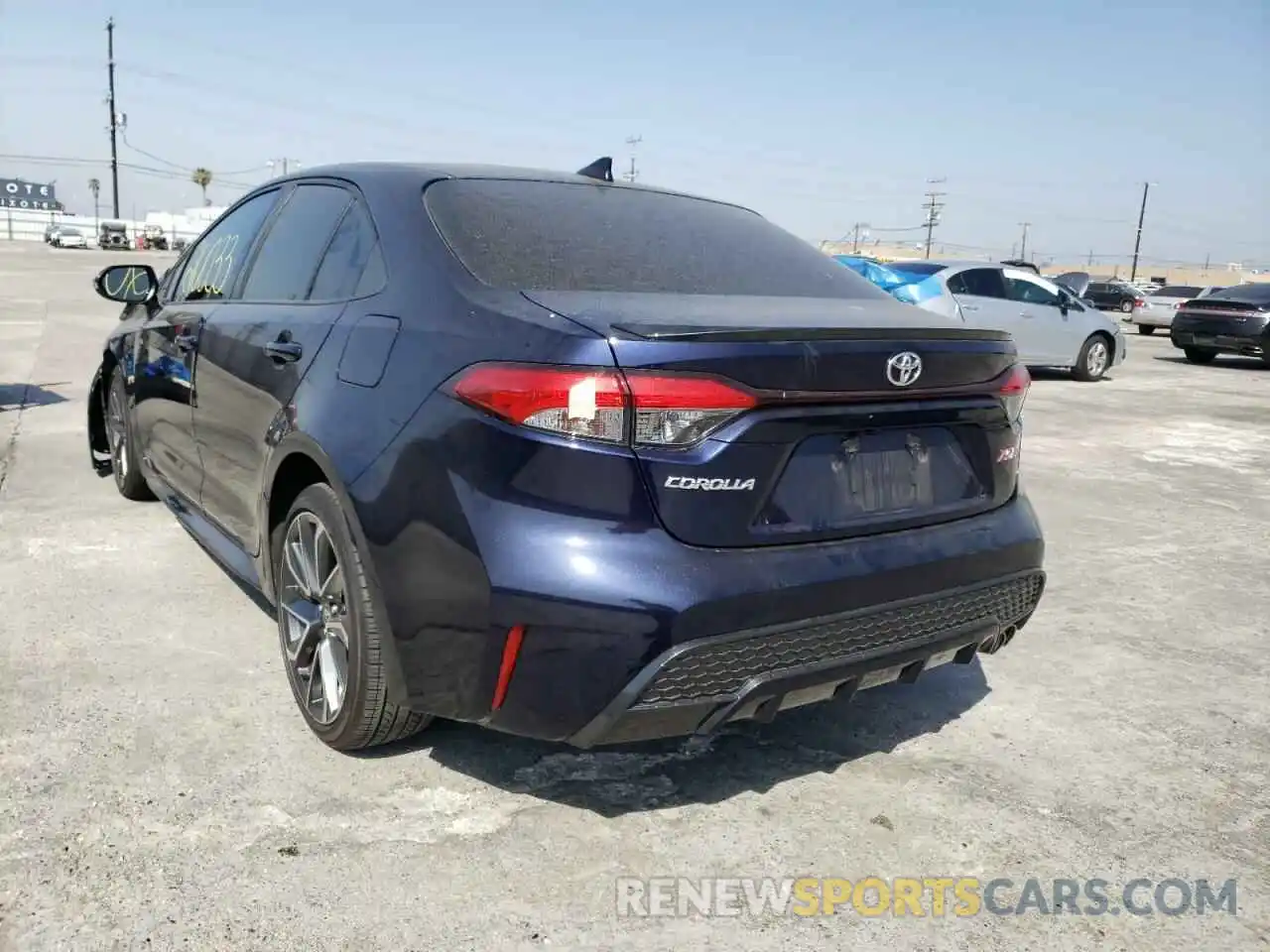 3 Photograph of a damaged car JTDT4RCE1LJ018163 TOYOTA COROLLA 2020