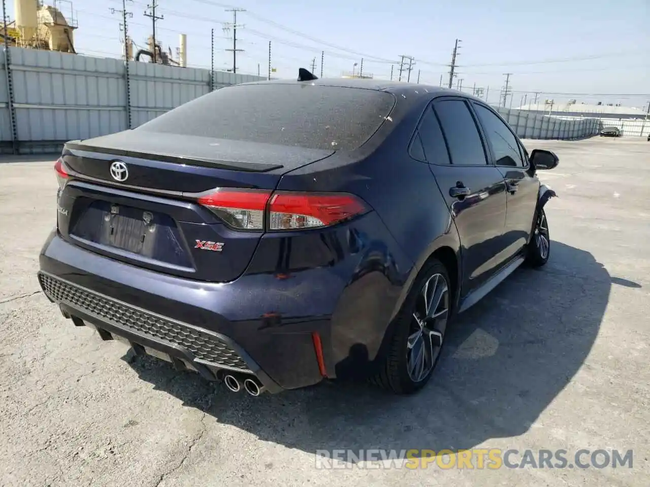 4 Photograph of a damaged car JTDT4RCE1LJ018163 TOYOTA COROLLA 2020