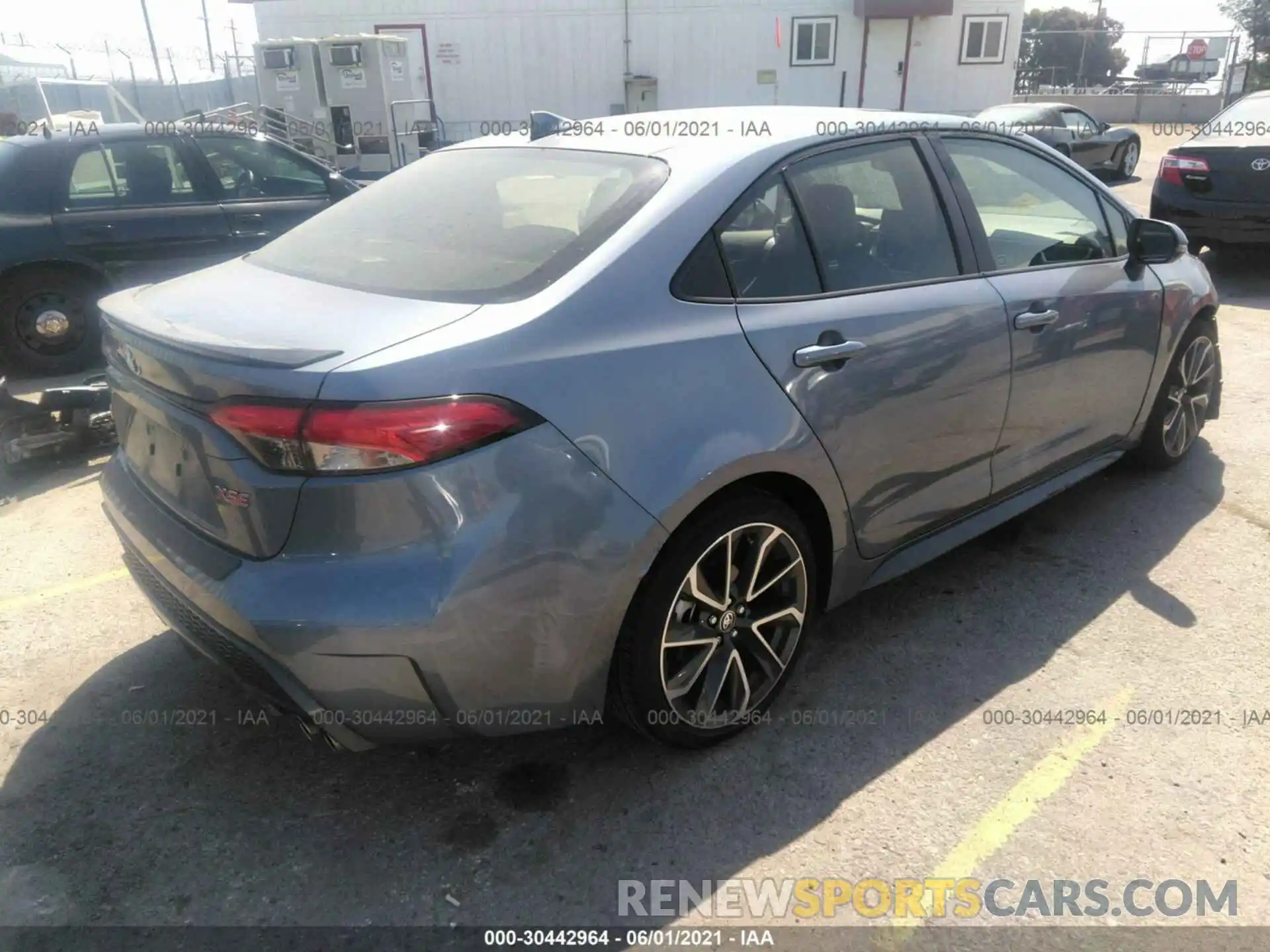 4 Photograph of a damaged car JTDT4RCE1LJ018521 TOYOTA COROLLA 2020