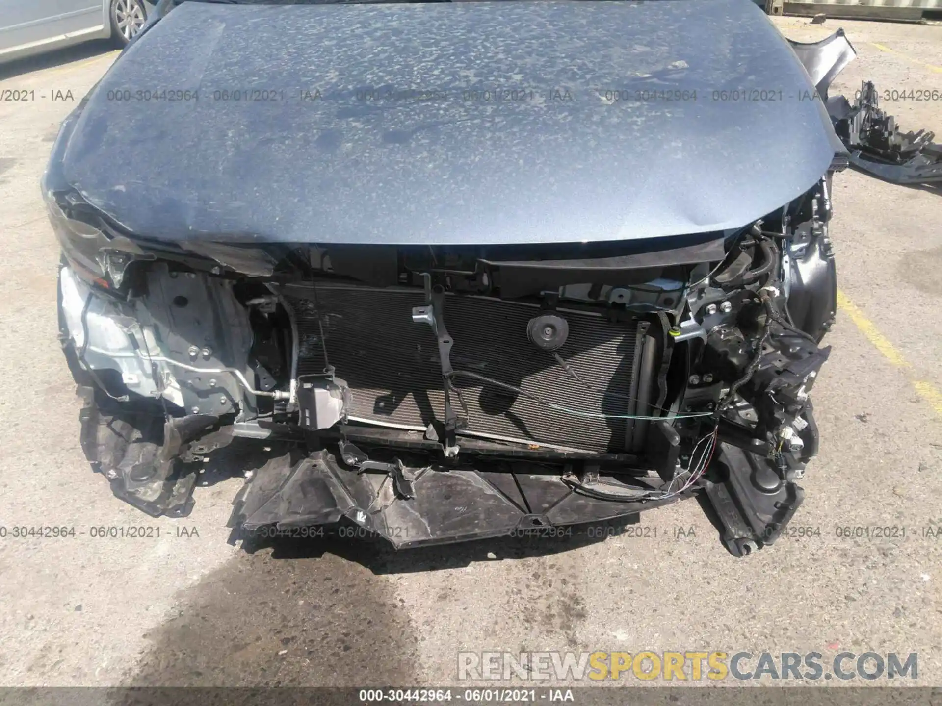 6 Photograph of a damaged car JTDT4RCE1LJ018521 TOYOTA COROLLA 2020