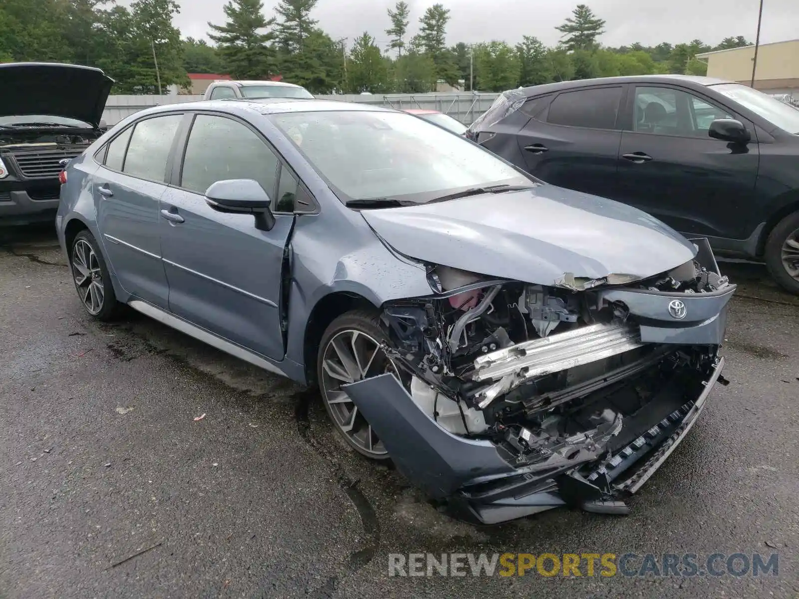 1 Photograph of a damaged car JTDT4RCE1LJ034069 TOYOTA COROLLA 2020