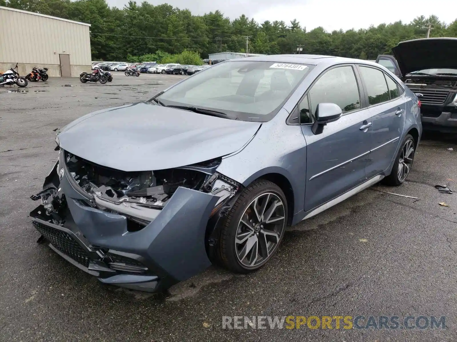 2 Photograph of a damaged car JTDT4RCE1LJ034069 TOYOTA COROLLA 2020