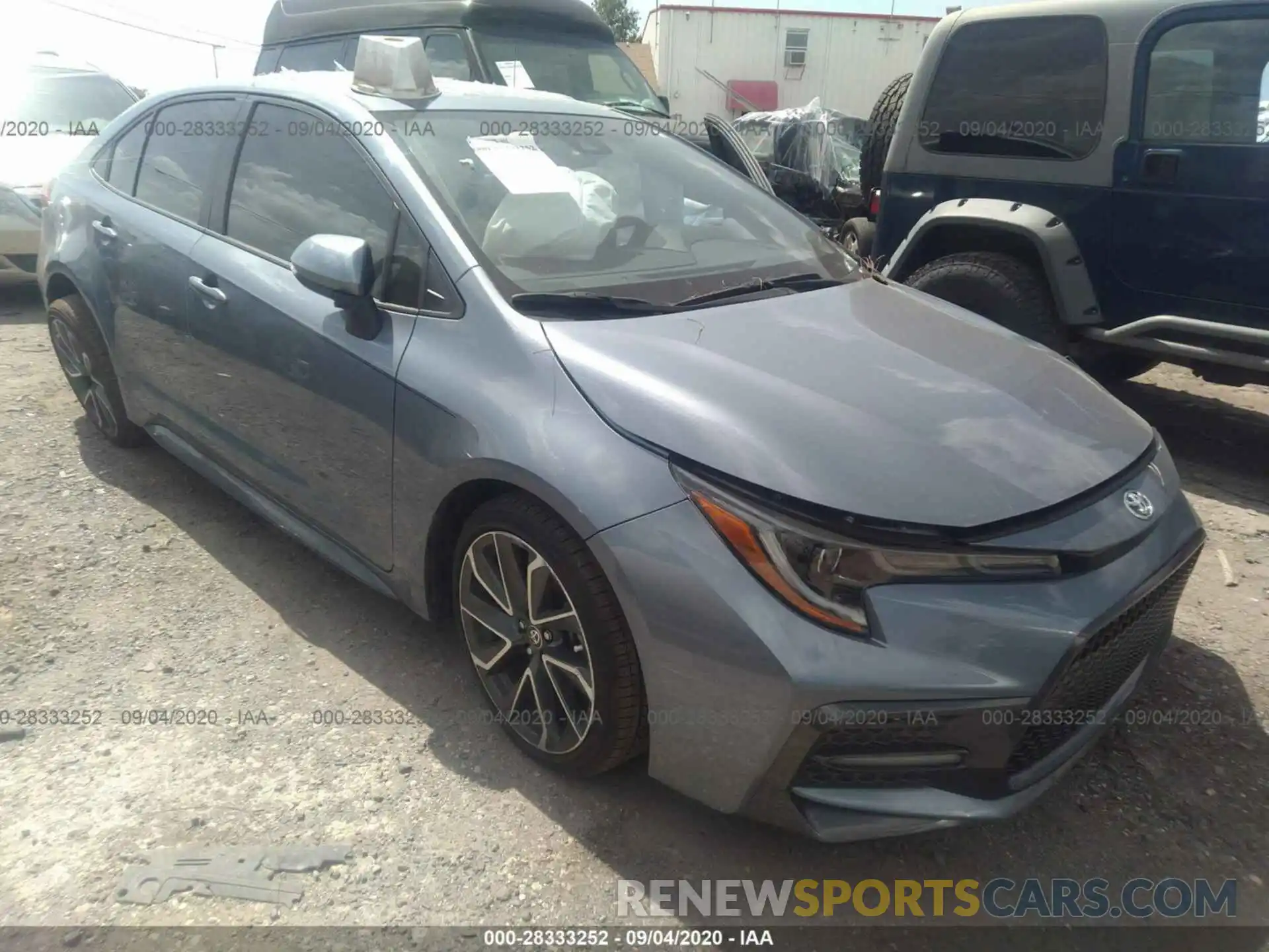 1 Photograph of a damaged car JTDT4RCE1LJ045704 TOYOTA COROLLA 2020