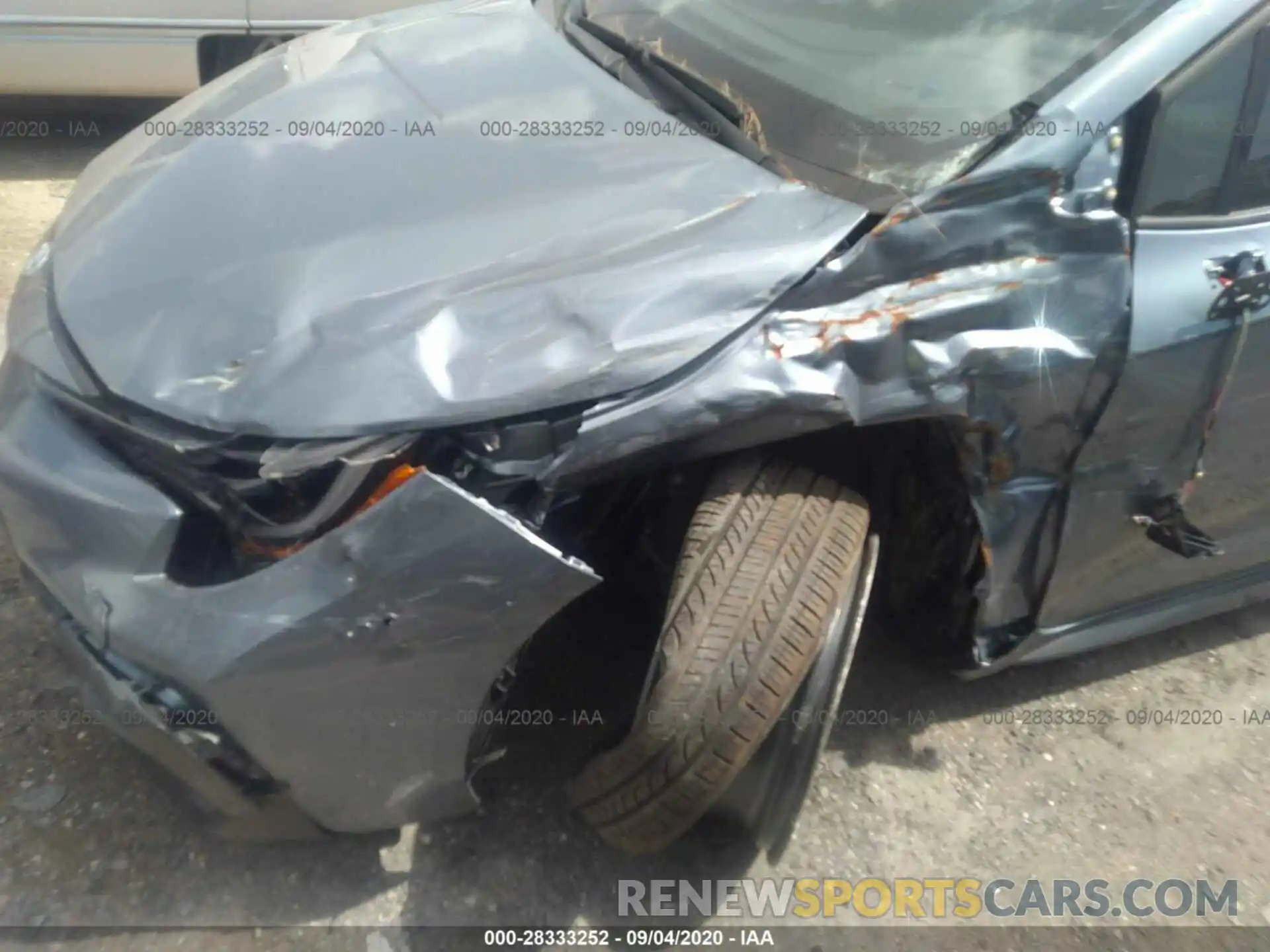 6 Photograph of a damaged car JTDT4RCE1LJ045704 TOYOTA COROLLA 2020