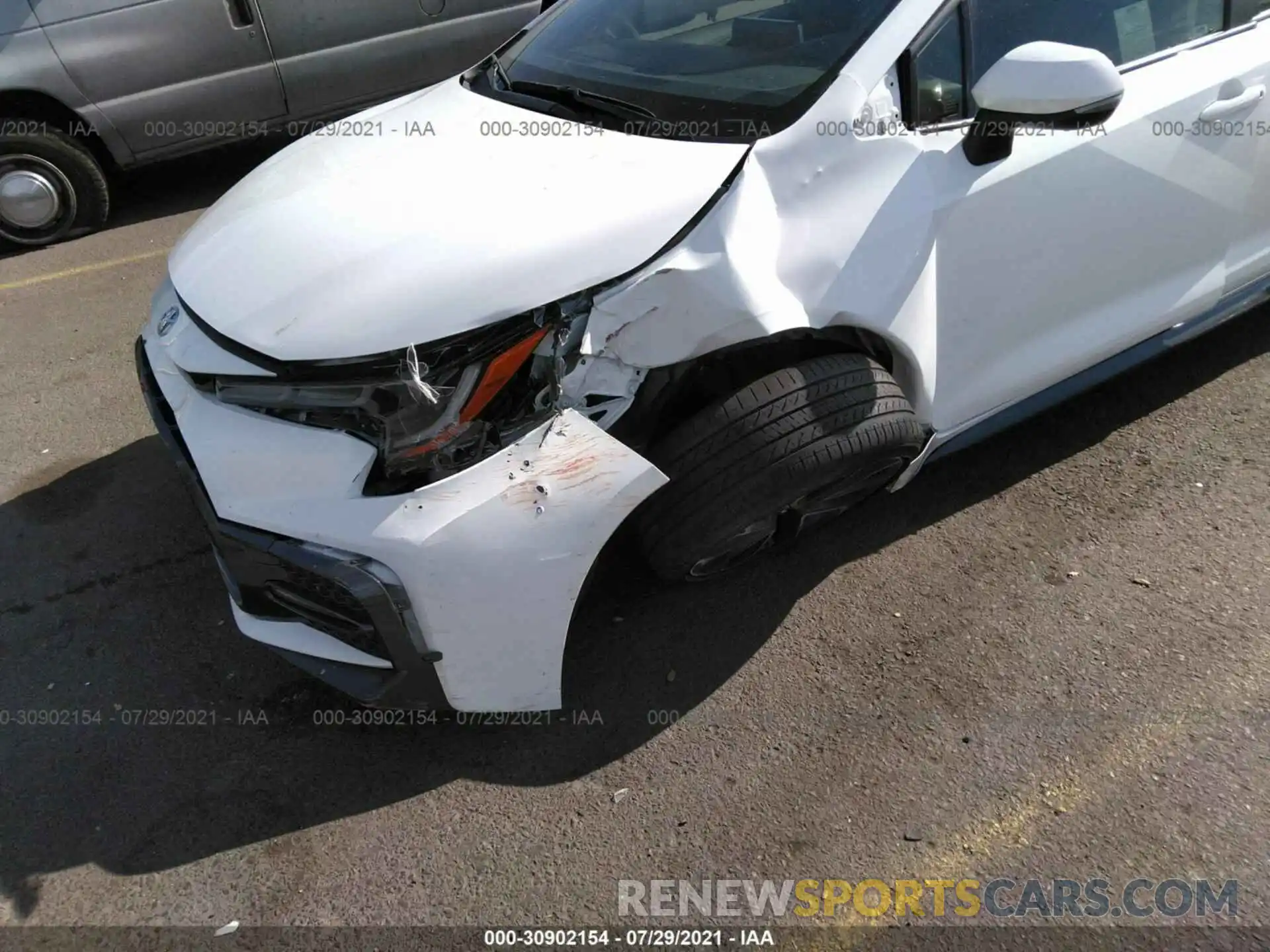 6 Photograph of a damaged car JTDT4RCE1LJ051583 TOYOTA COROLLA 2020