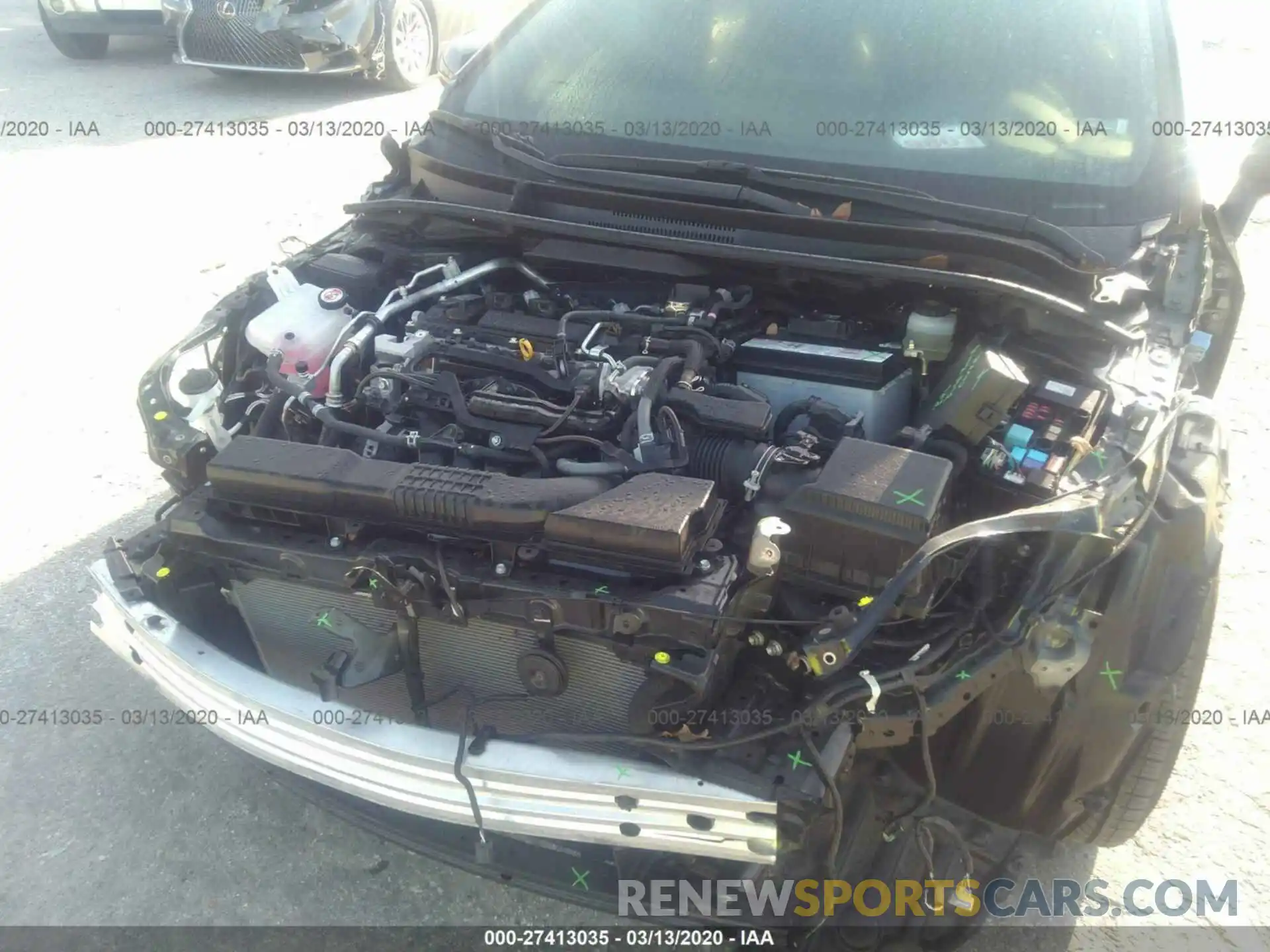 6 Photograph of a damaged car JTDT4RCE2LJ003283 TOYOTA COROLLA 2020