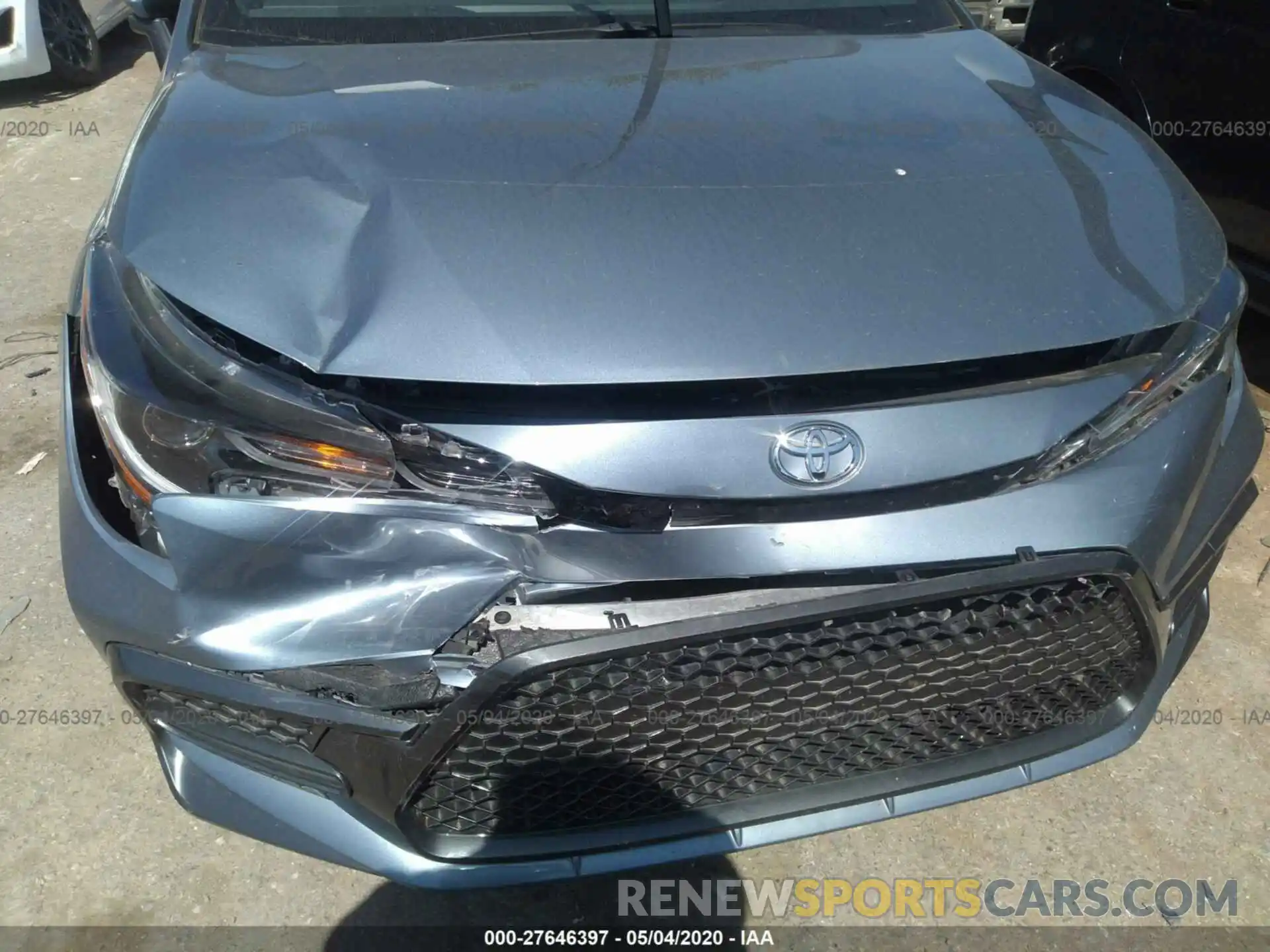 6 Photograph of a damaged car JTDT4RCE2LJ006815 TOYOTA COROLLA 2020