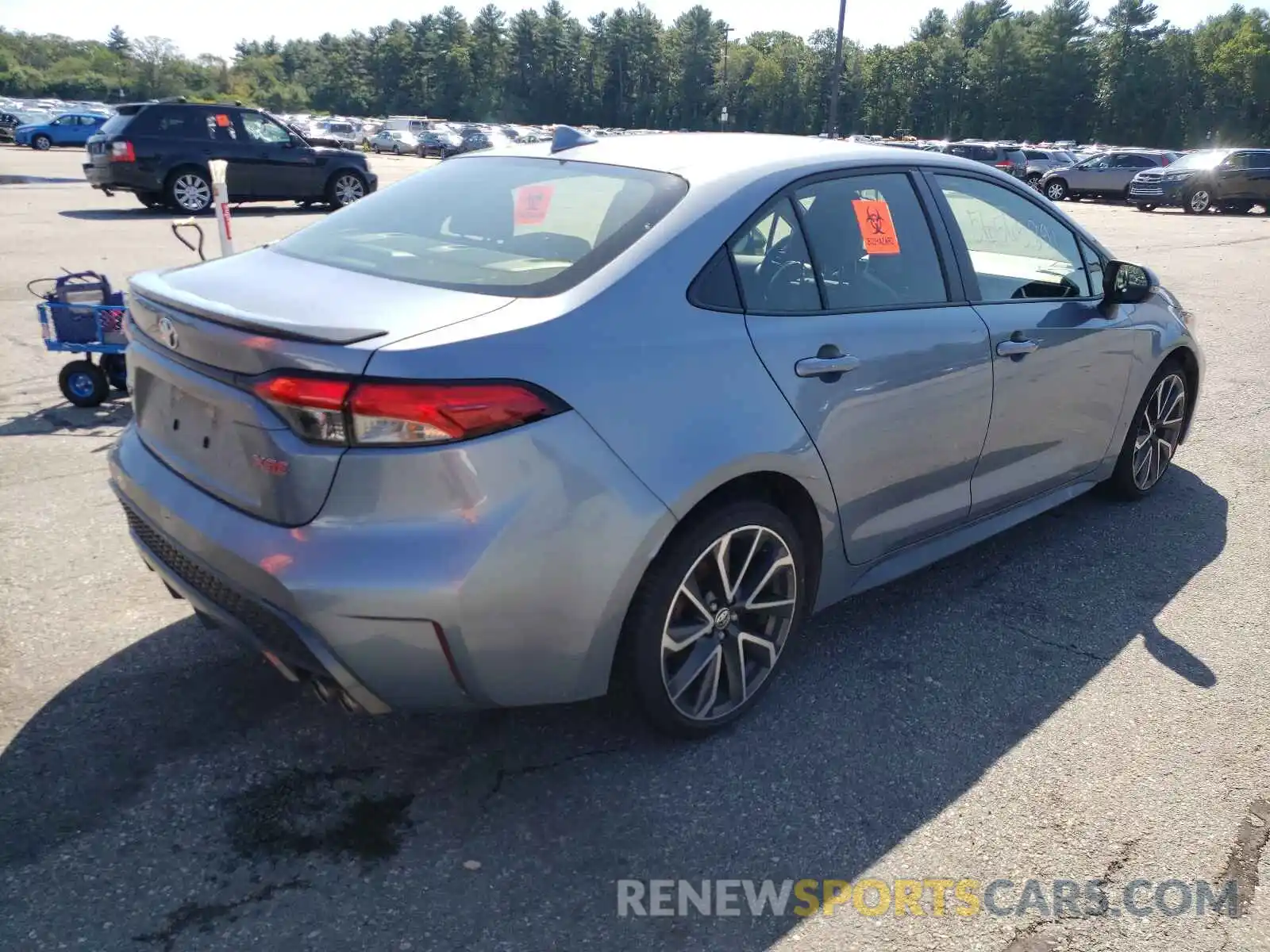 4 Photograph of a damaged car JTDT4RCE2LJ010329 TOYOTA COROLLA 2020