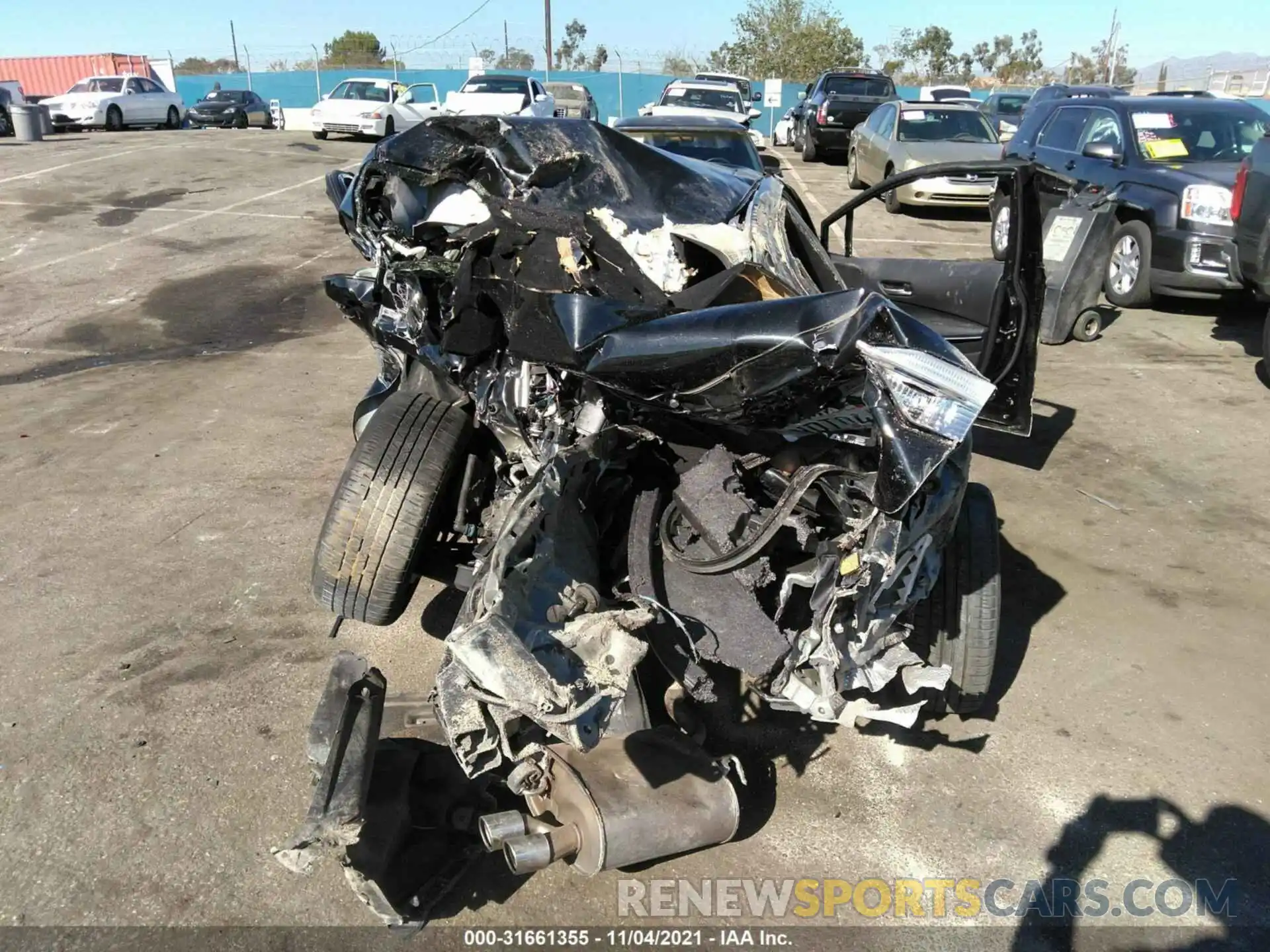 6 Photograph of a damaged car JTDT4RCE2LJ013943 TOYOTA COROLLA 2020