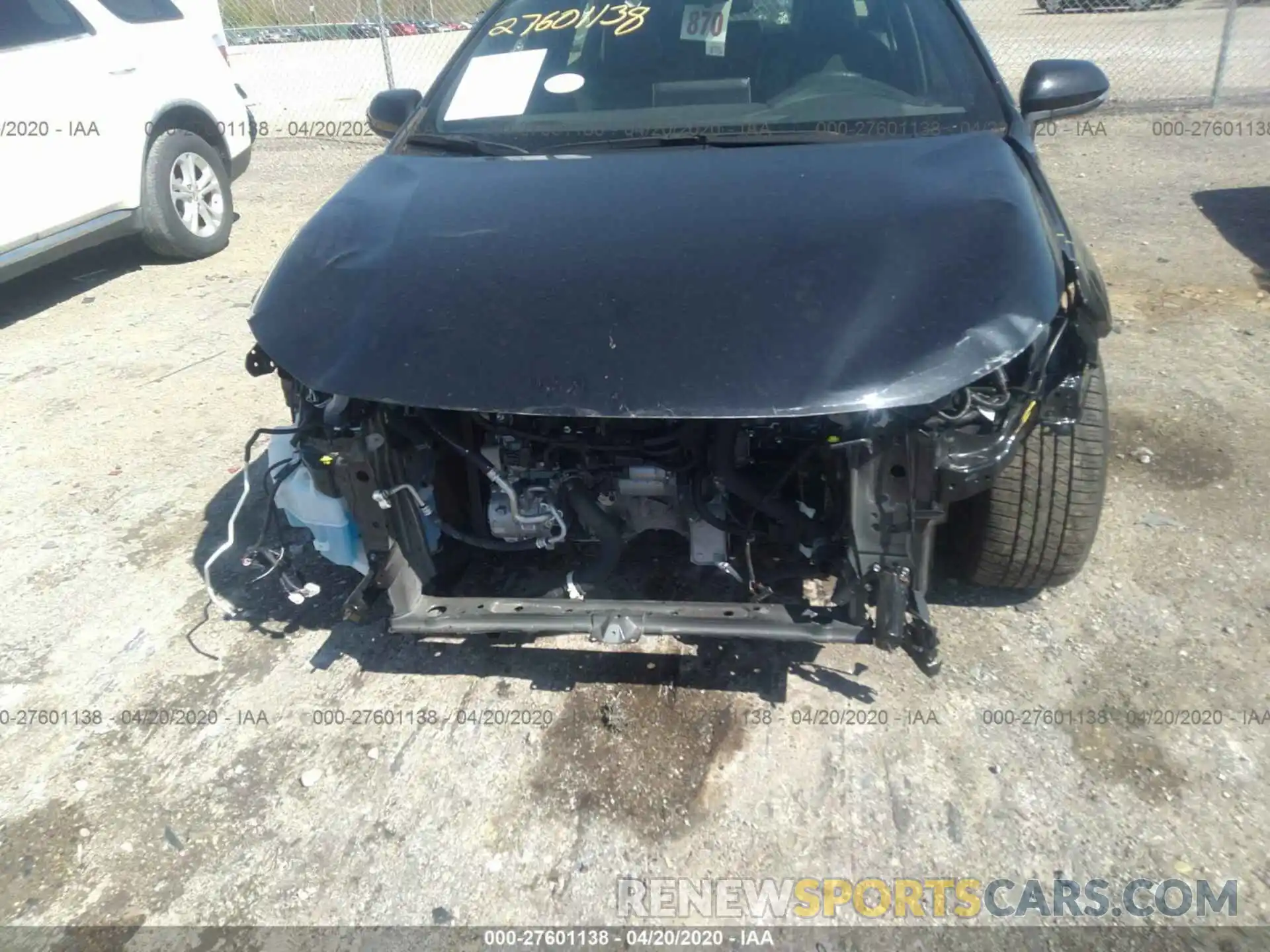 6 Photograph of a damaged car JTDT4RCE2LJ025560 TOYOTA COROLLA 2020