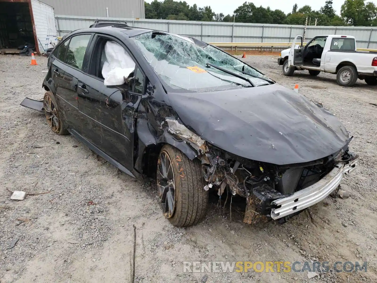 1 Photograph of a damaged car JTDT4RCE2LJ028121 TOYOTA COROLLA 2020