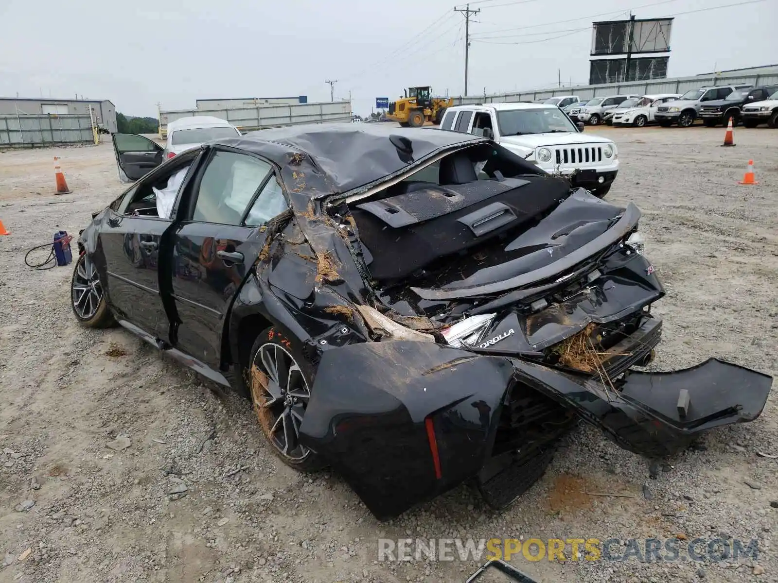 3 Photograph of a damaged car JTDT4RCE2LJ028121 TOYOTA COROLLA 2020