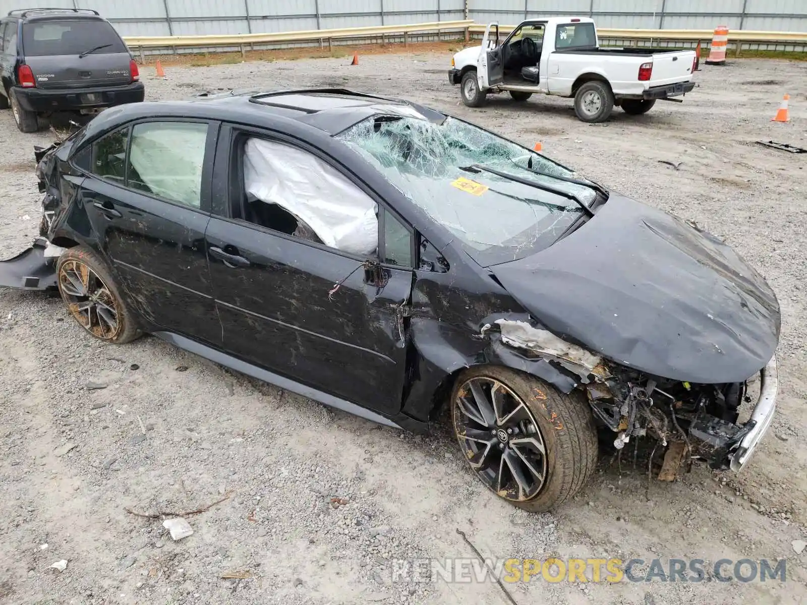 9 Photograph of a damaged car JTDT4RCE2LJ028121 TOYOTA COROLLA 2020