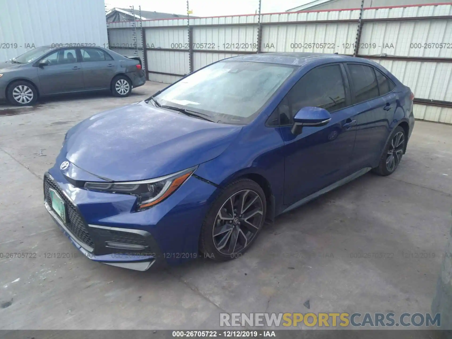 2 Photograph of a damaged car JTDT4RCE2LJ035814 TOYOTA COROLLA 2020