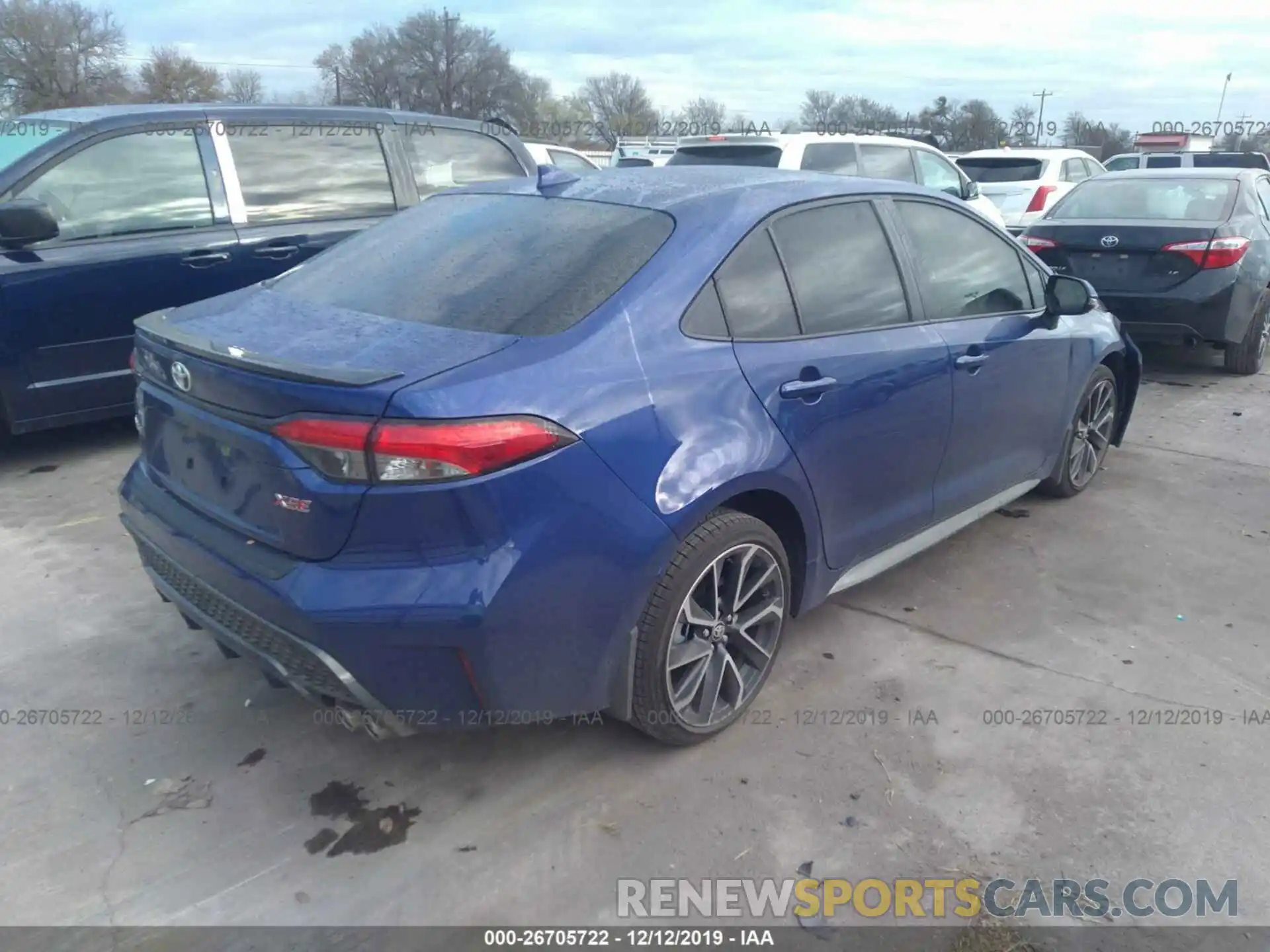 4 Photograph of a damaged car JTDT4RCE2LJ035814 TOYOTA COROLLA 2020