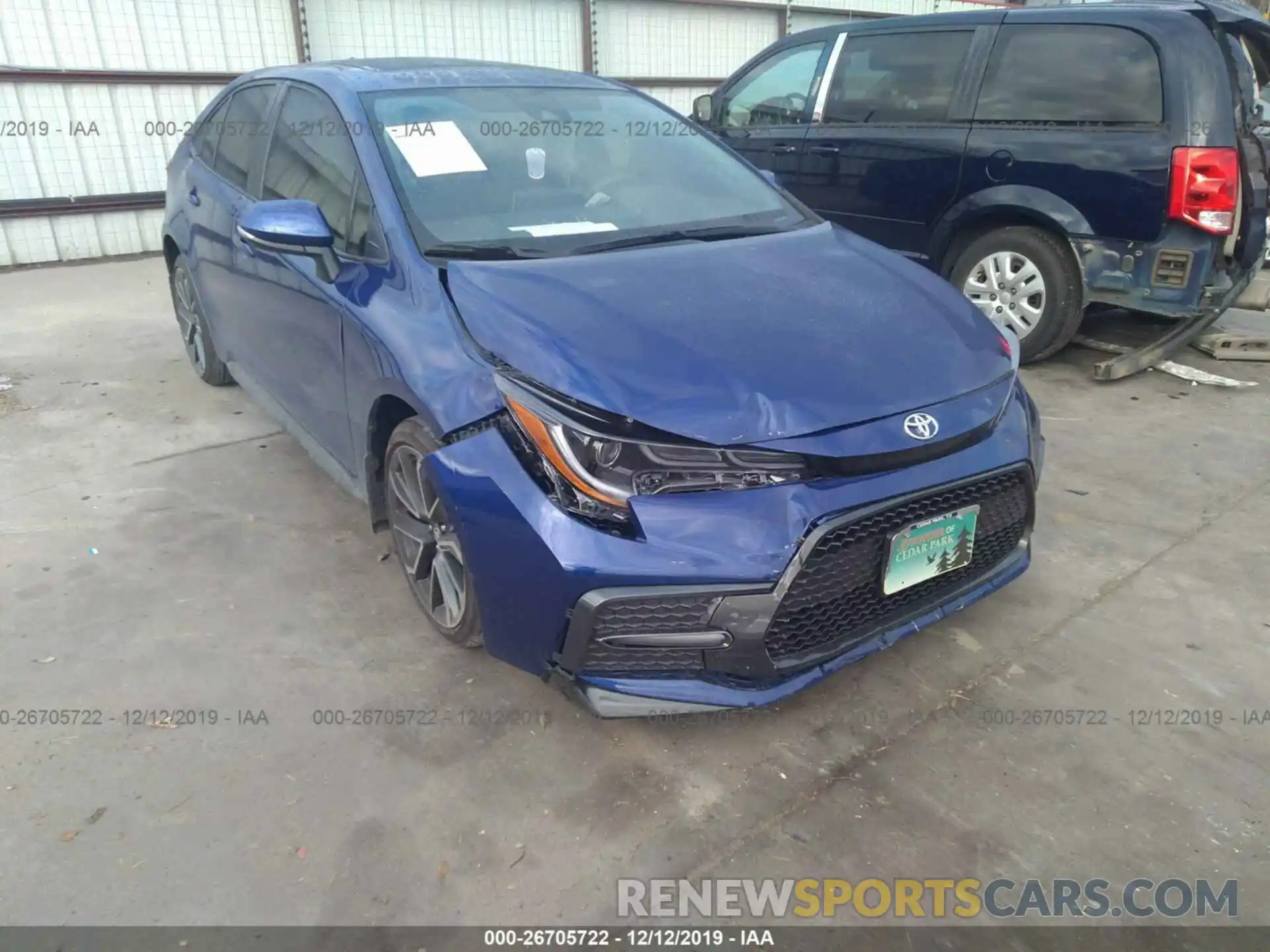 6 Photograph of a damaged car JTDT4RCE2LJ035814 TOYOTA COROLLA 2020