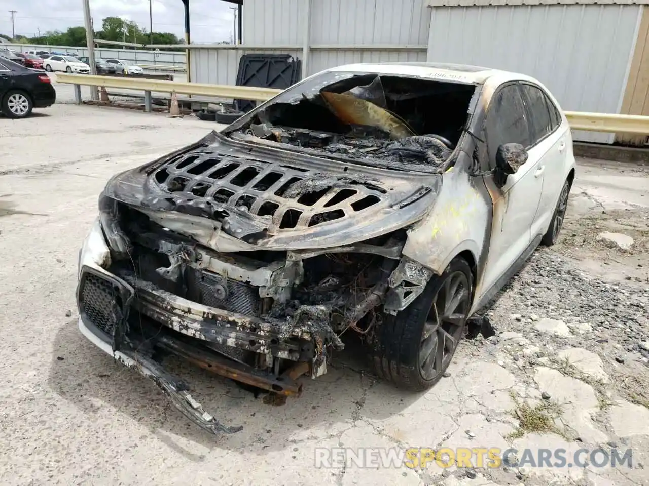 2 Photograph of a damaged car JTDT4RCE2LJ042794 TOYOTA COROLLA 2020