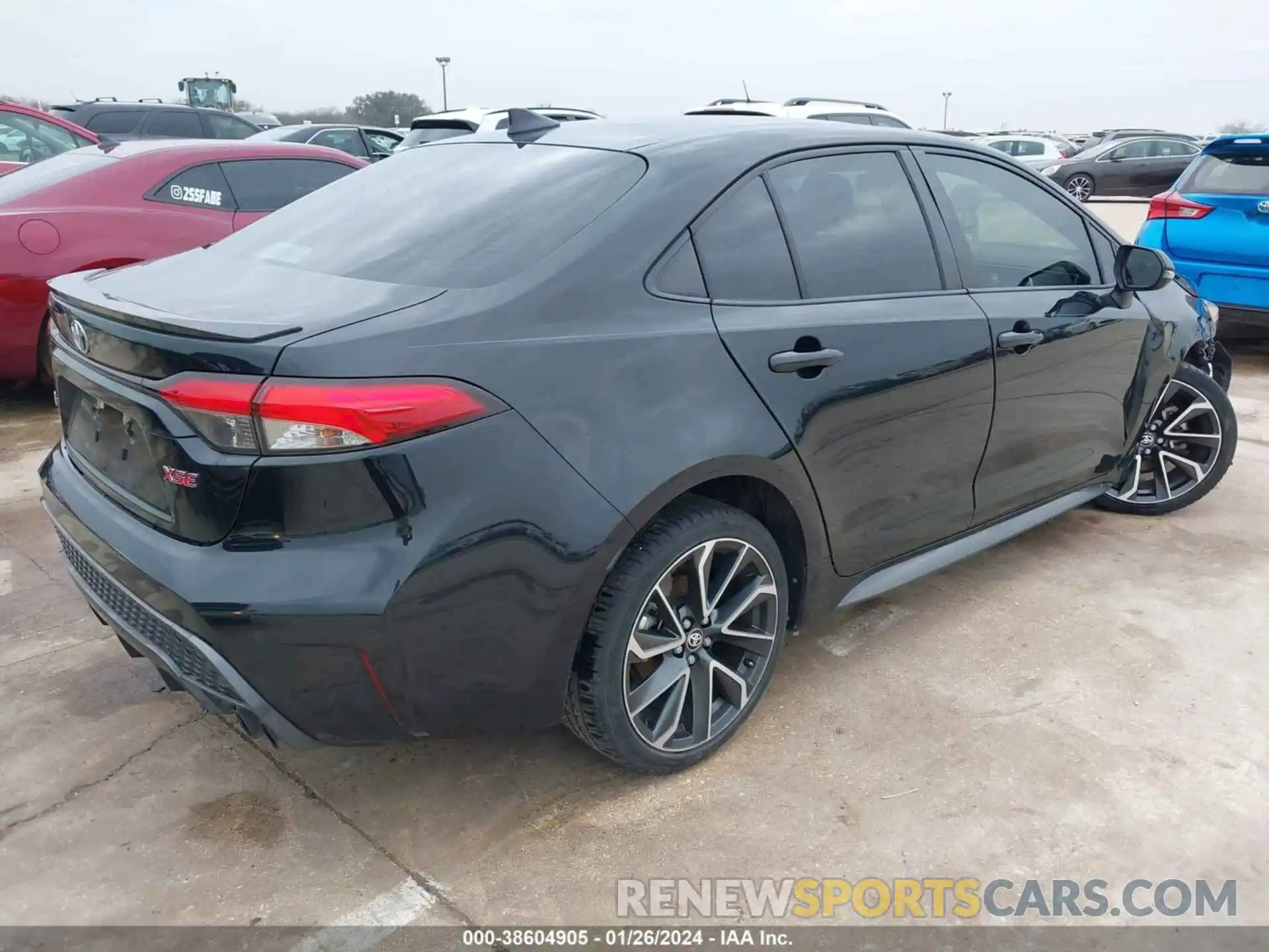 4 Photograph of a damaged car JTDT4RCE3LJ007228 TOYOTA COROLLA 2020