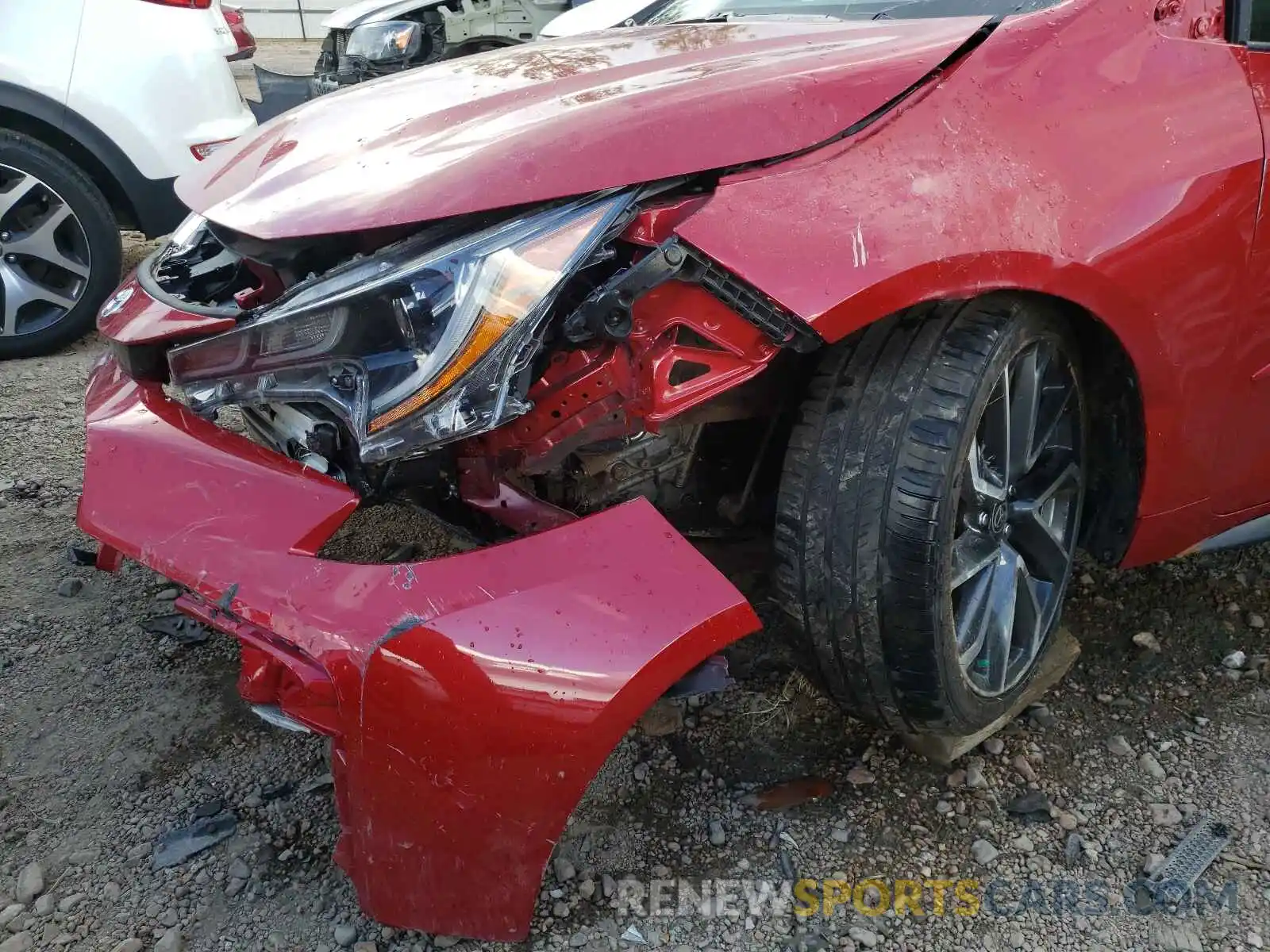 9 Photograph of a damaged car JTDT4RCE3LJ014521 TOYOTA COROLLA 2020