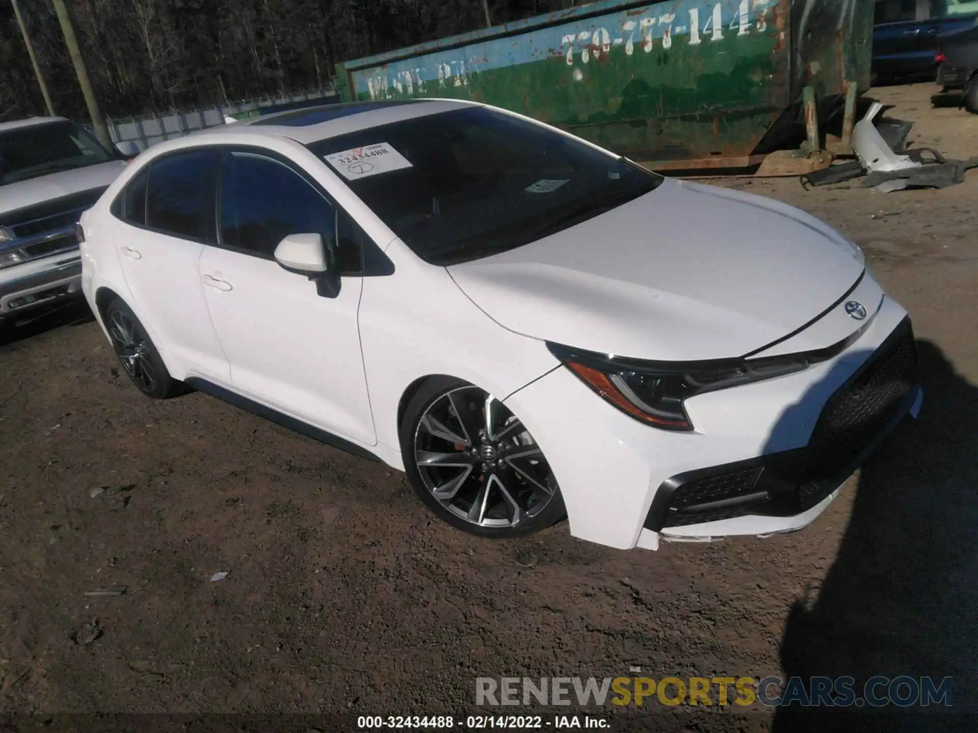 1 Photograph of a damaged car JTDT4RCE3LJ032789 TOYOTA COROLLA 2020