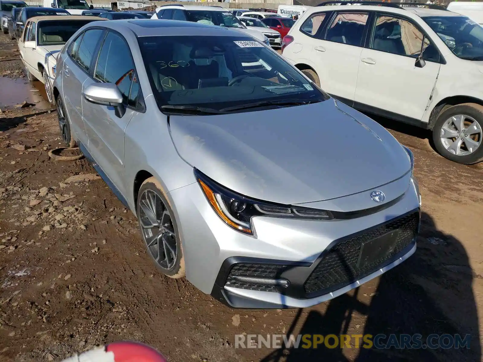 1 Photograph of a damaged car JTDT4RCE3LJ035546 TOYOTA COROLLA 2020