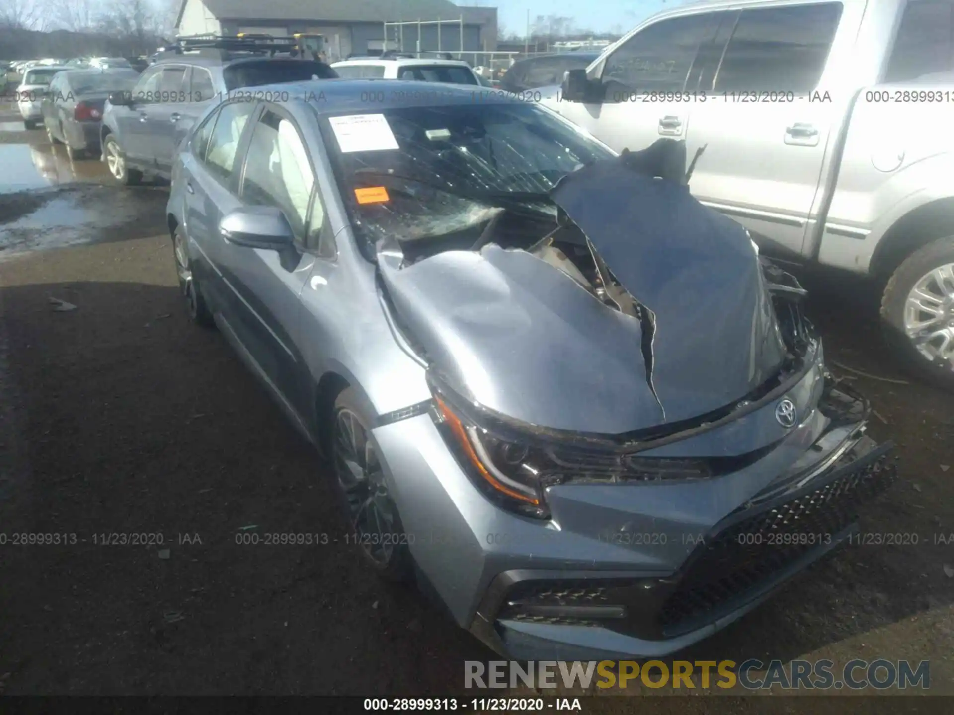 1 Photograph of a damaged car JTDT4RCE3LJ035885 TOYOTA COROLLA 2020