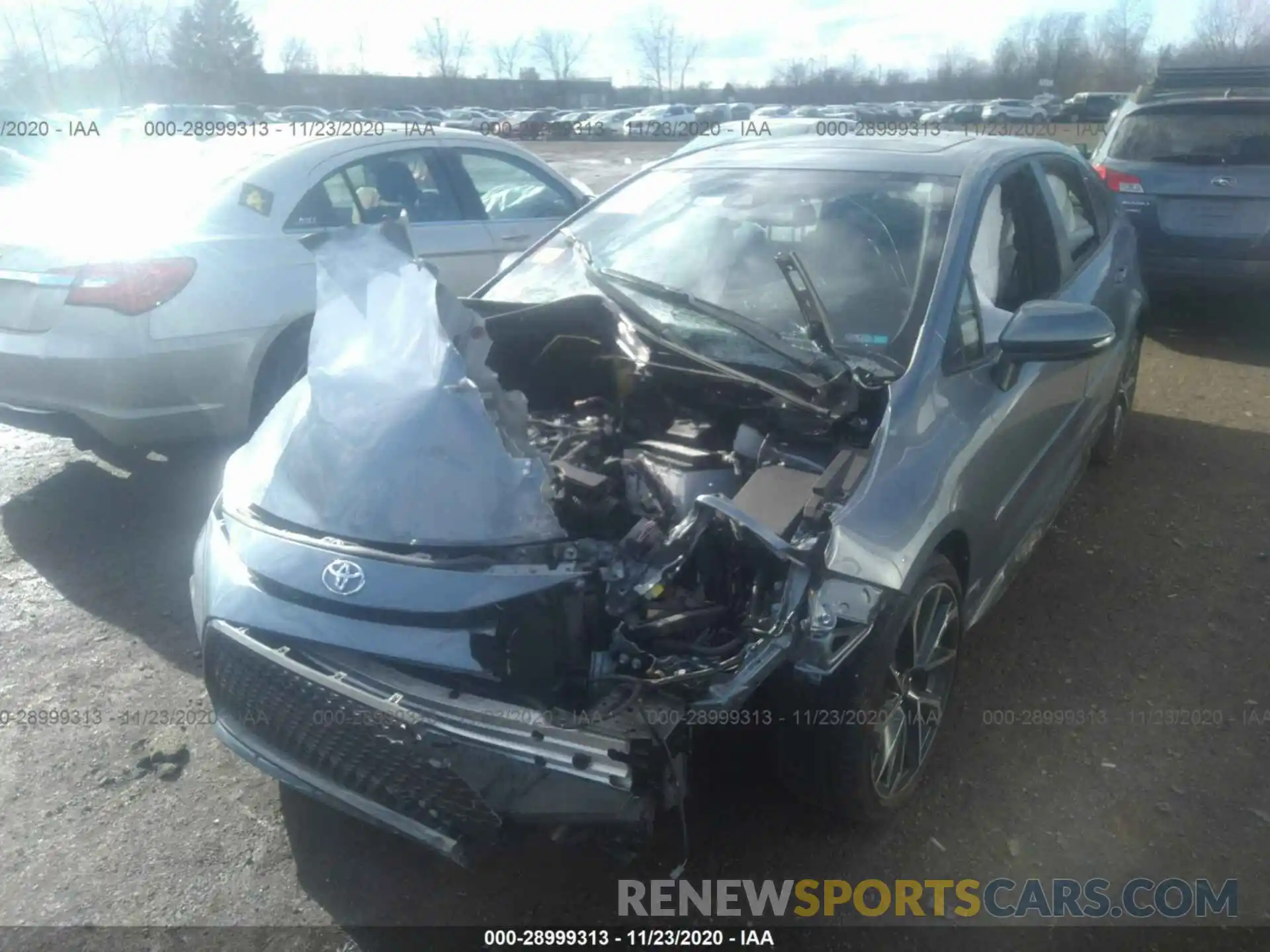 2 Photograph of a damaged car JTDT4RCE3LJ035885 TOYOTA COROLLA 2020