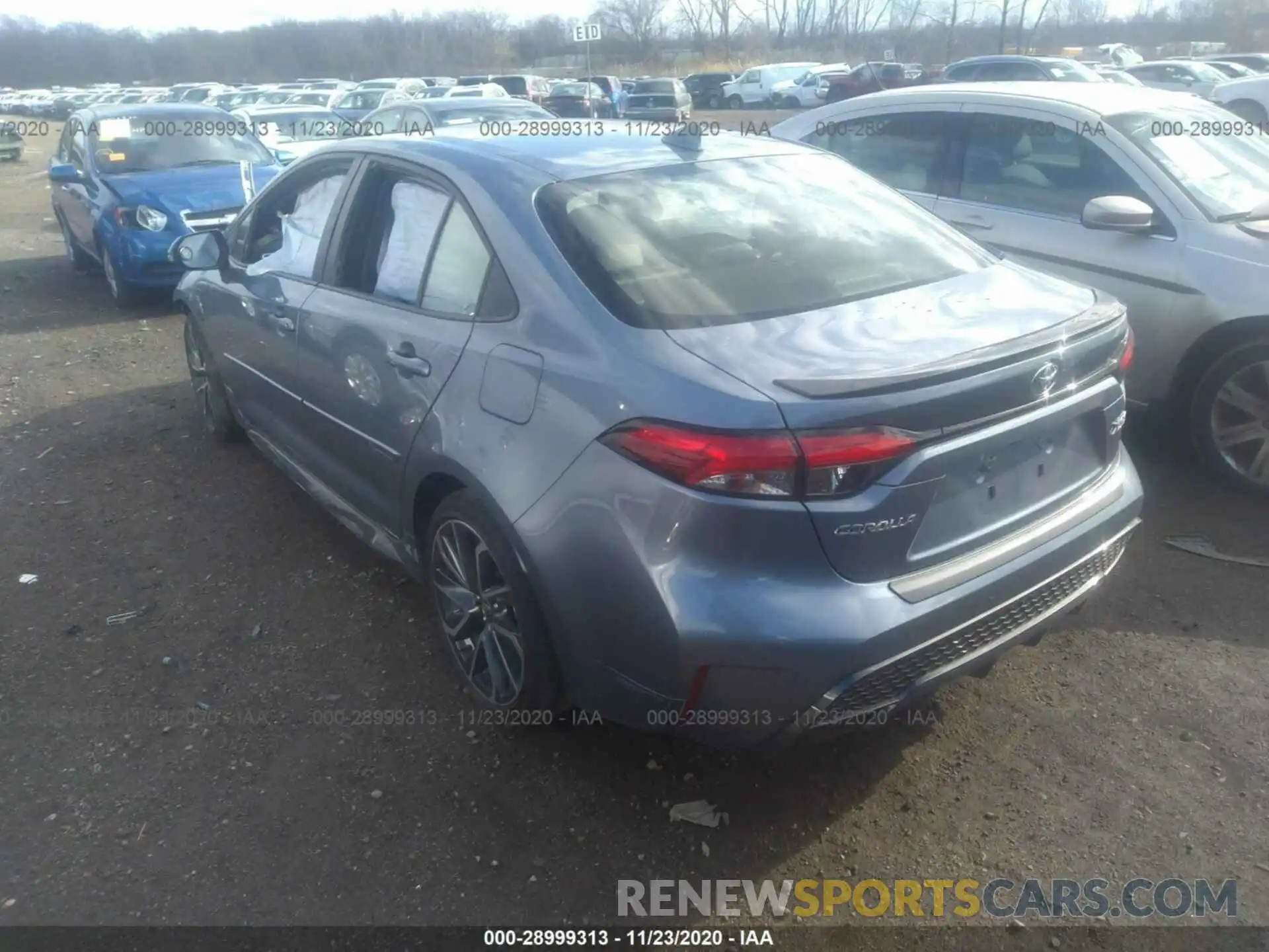 3 Photograph of a damaged car JTDT4RCE3LJ035885 TOYOTA COROLLA 2020