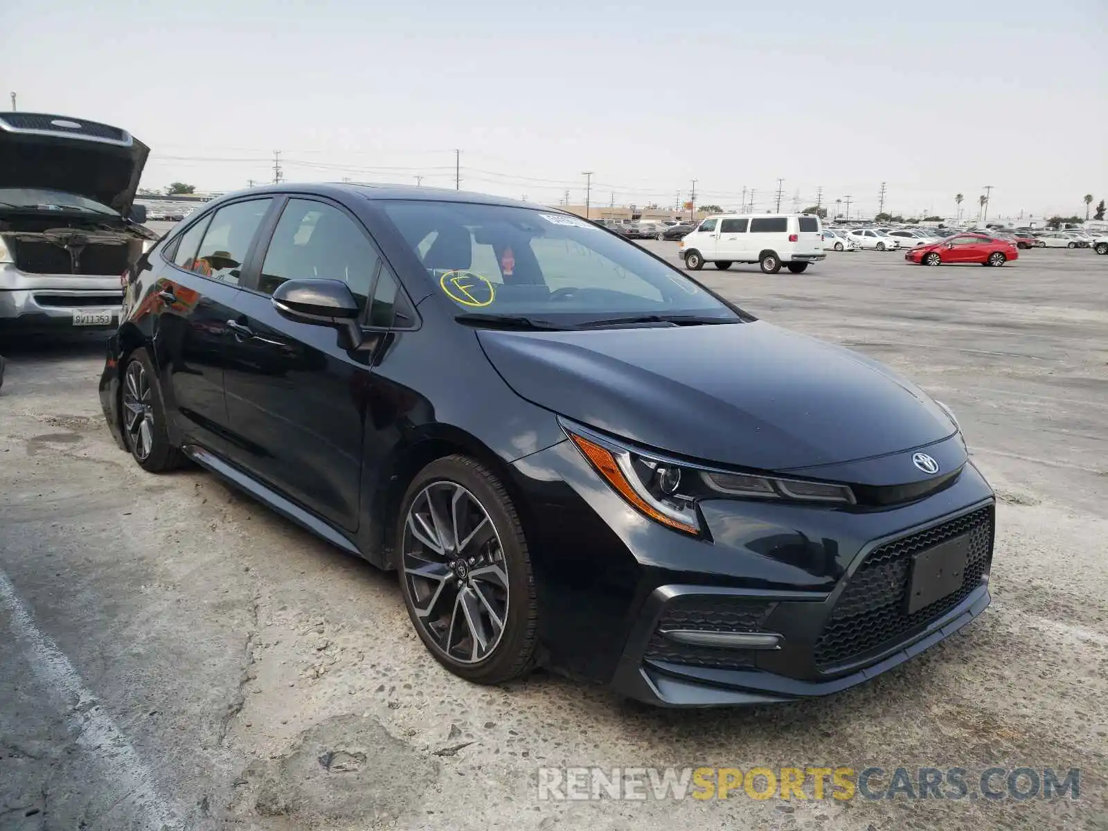 1 Photograph of a damaged car JTDT4RCE3LJ036986 TOYOTA COROLLA 2020