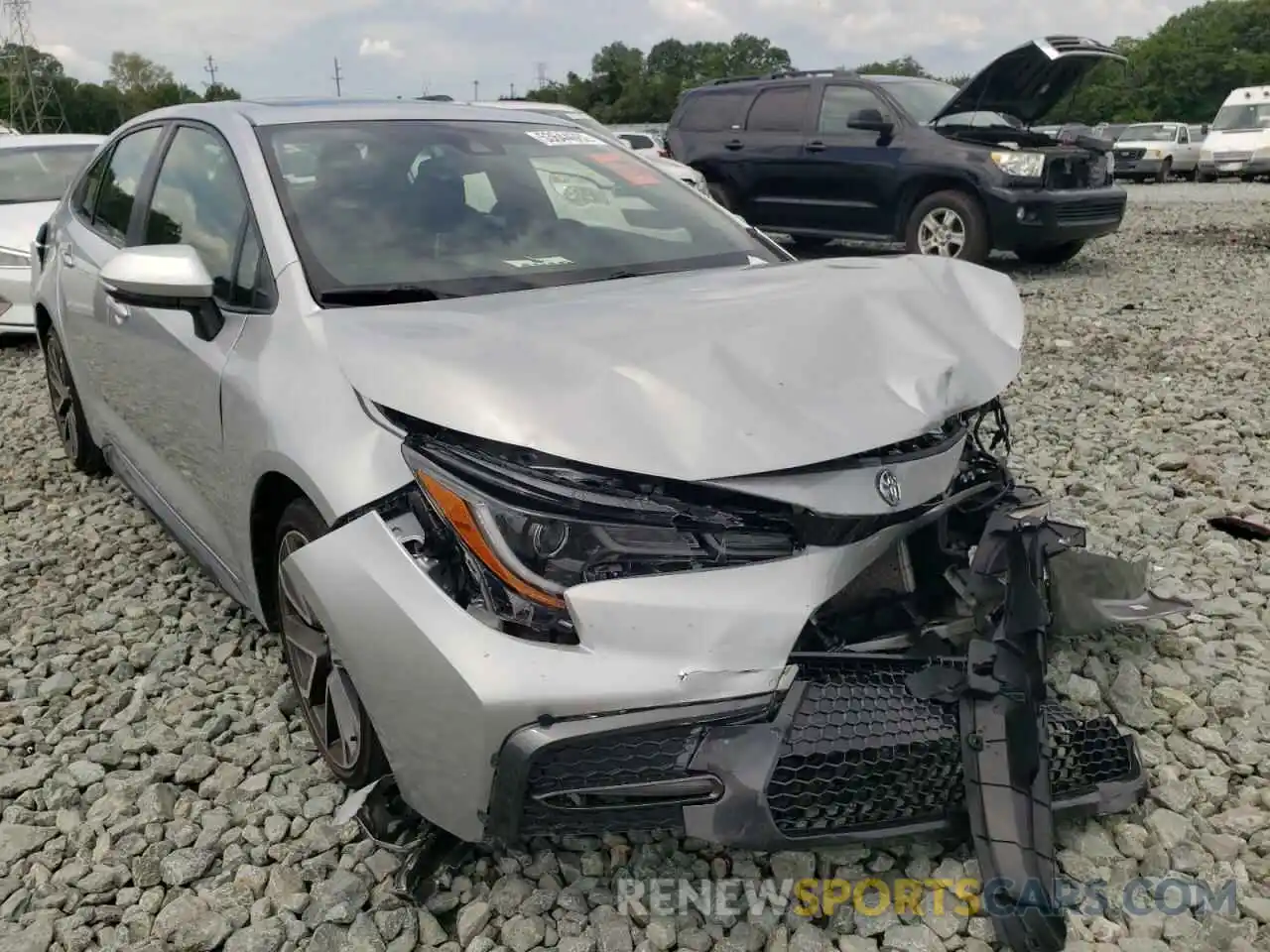 1 Photograph of a damaged car JTDT4RCE4LJ001518 TOYOTA COROLLA 2020