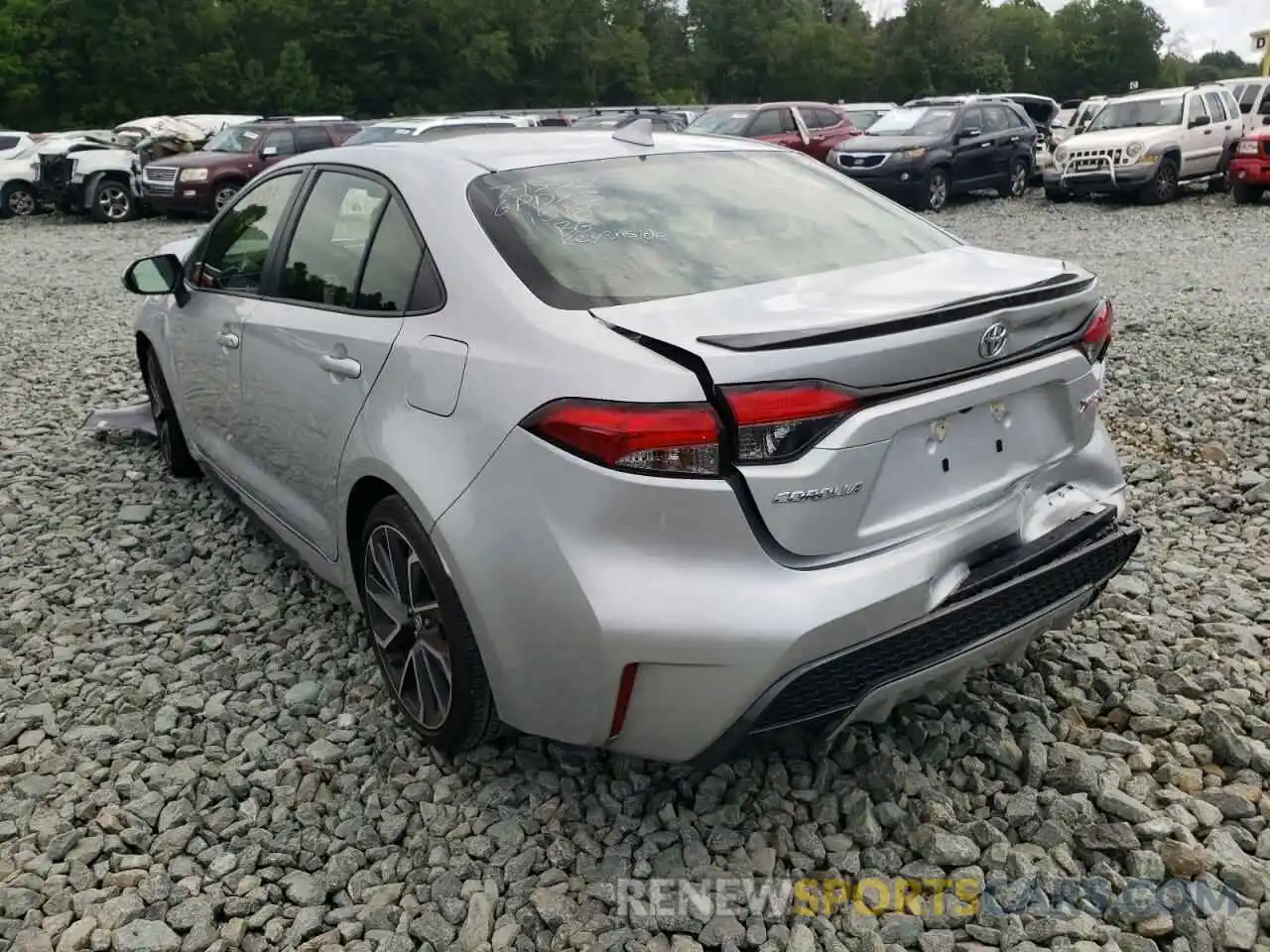 3 Photograph of a damaged car JTDT4RCE4LJ001518 TOYOTA COROLLA 2020