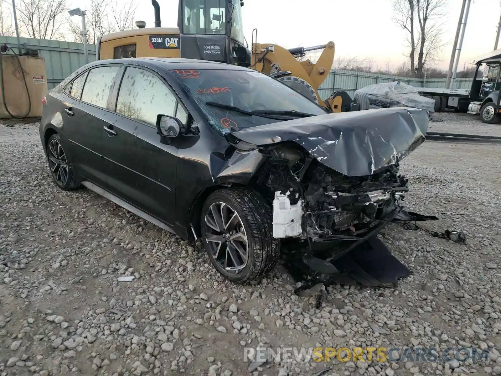 1 Photograph of a damaged car JTDT4RCE4LJ004385 TOYOTA COROLLA 2020
