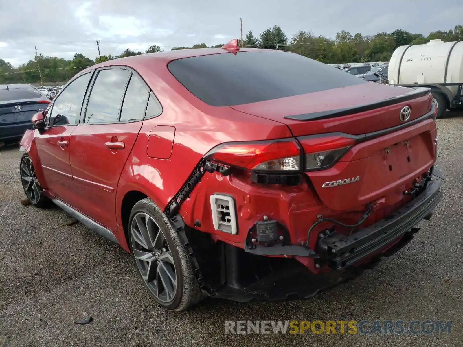 3 Photograph of a damaged car JTDT4RCE4LJ008677 TOYOTA COROLLA 2020