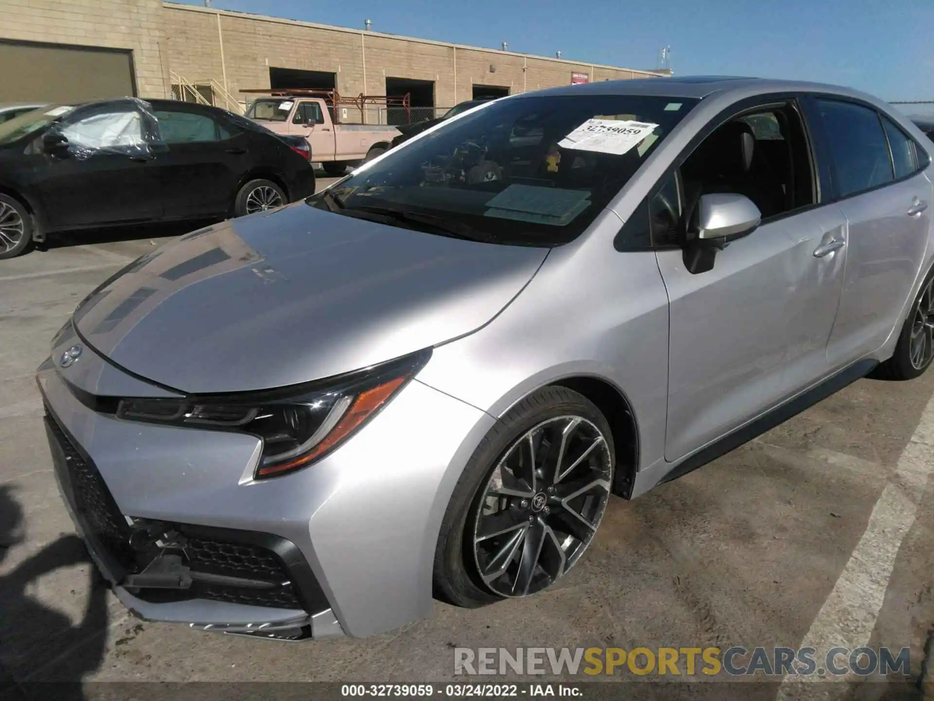 6 Photograph of a damaged car JTDT4RCE4LJ010266 TOYOTA COROLLA 2020