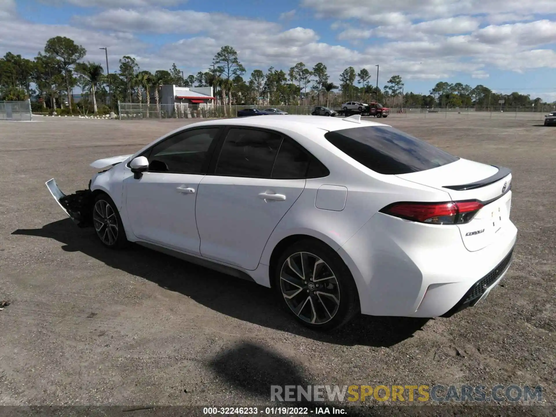 3 Photograph of a damaged car JTDT4RCE4LJ020845 TOYOTA COROLLA 2020