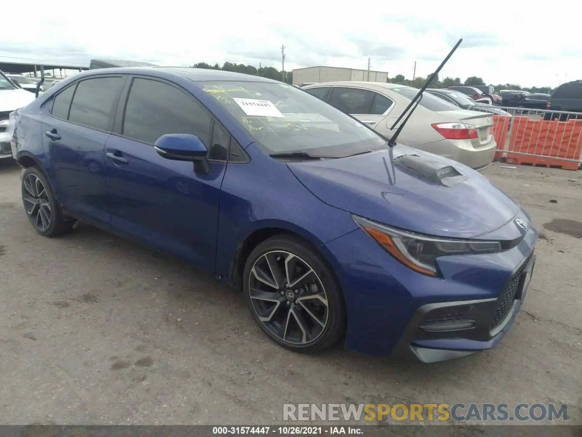 1 Photograph of a damaged car JTDT4RCE4LJ026063 TOYOTA COROLLA 2020