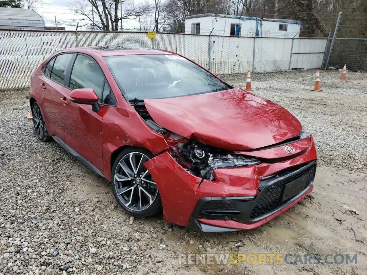 1 Photograph of a damaged car JTDT4RCE5LJ010079 TOYOTA COROLLA 2020