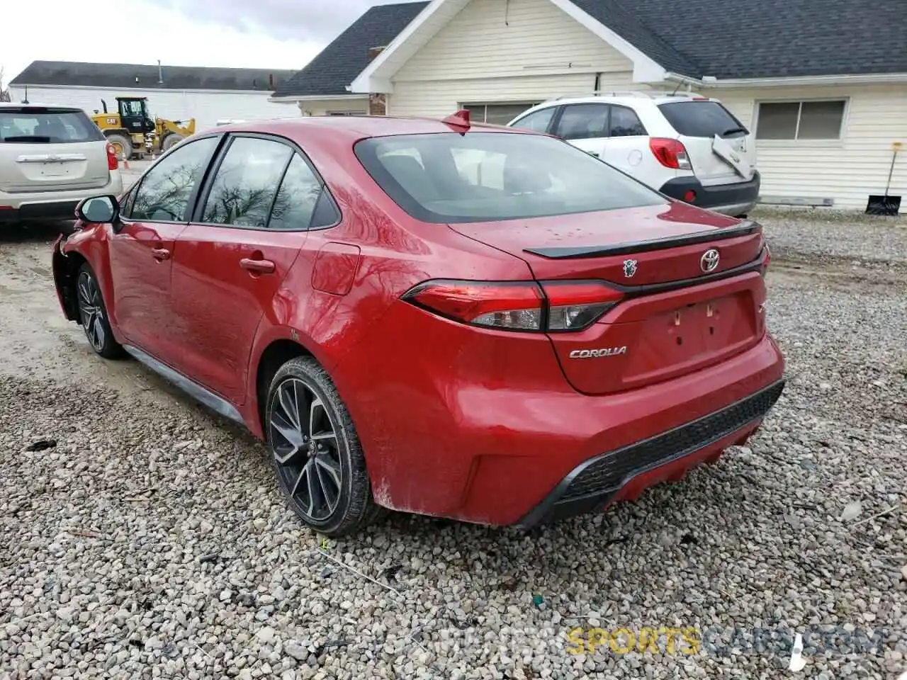 3 Photograph of a damaged car JTDT4RCE5LJ010079 TOYOTA COROLLA 2020