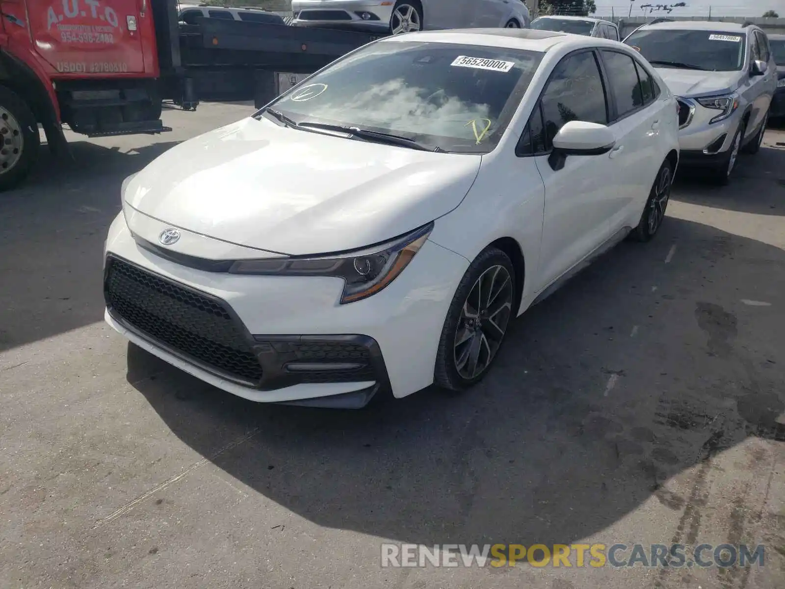 2 Photograph of a damaged car JTDT4RCE5LJ011894 TOYOTA COROLLA 2020