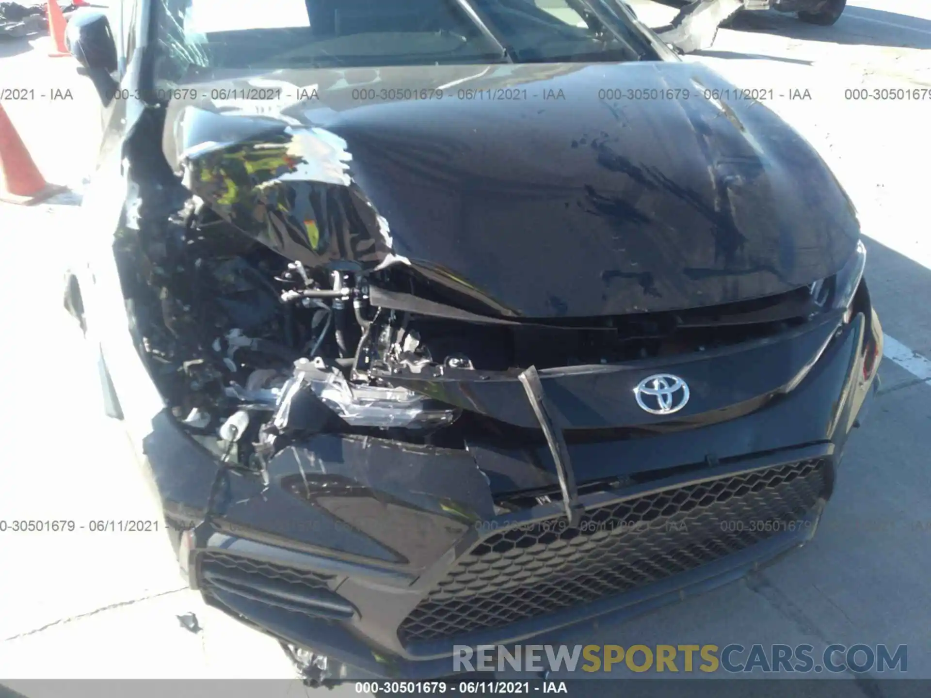 6 Photograph of a damaged car JTDT4RCE5LJ014620 TOYOTA COROLLA 2020