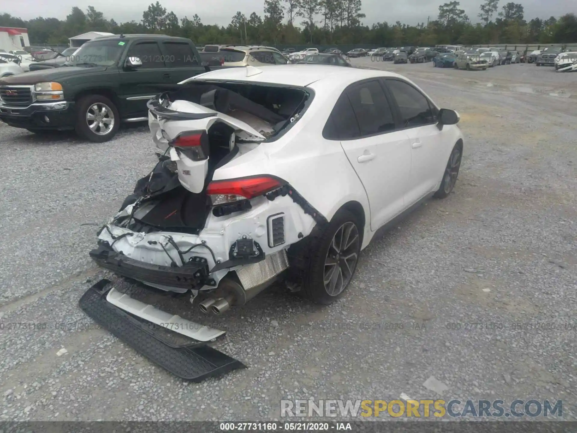 4 Photograph of a damaged car JTDT4RCE5LJ018232 TOYOTA COROLLA 2020