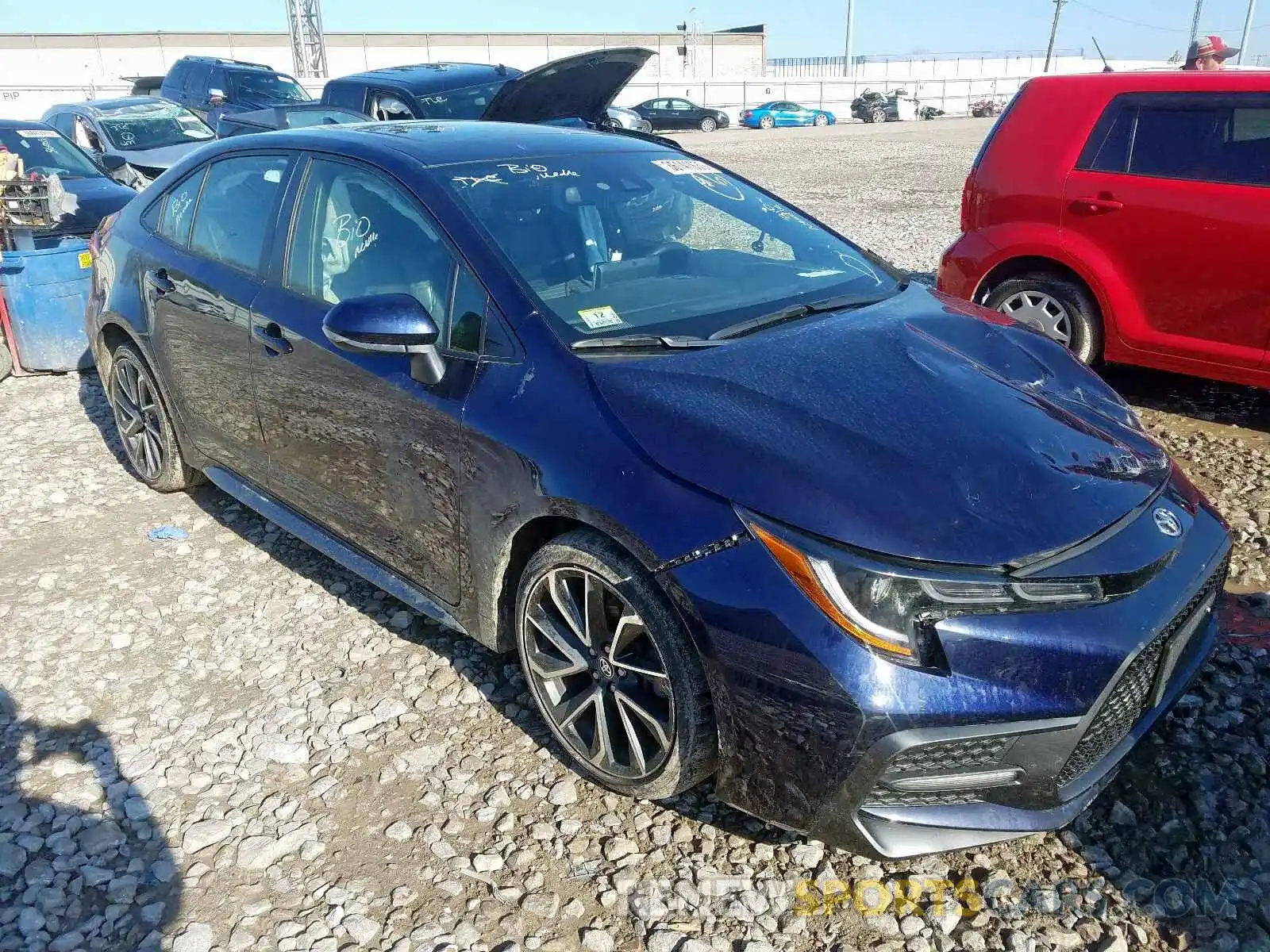 1 Photograph of a damaged car JTDT4RCE5LJ022426 TOYOTA COROLLA 2020