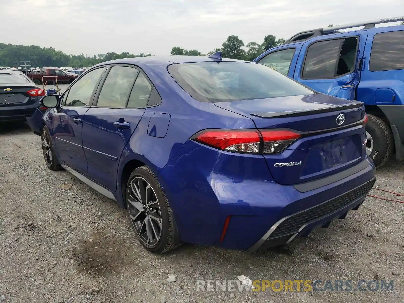 3 Photograph of a damaged car JTDT4RCE5LJ026024 TOYOTA COROLLA 2020