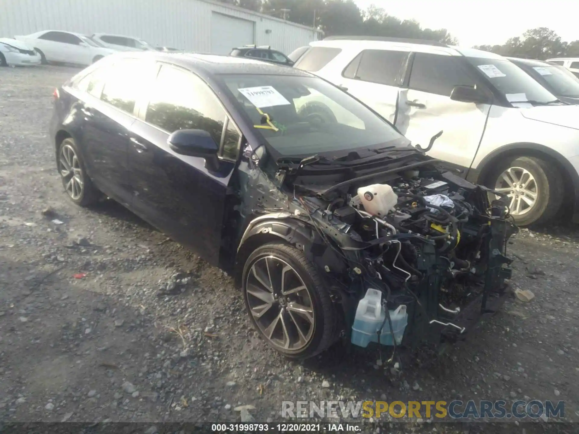 1 Photograph of a damaged car JTDT4RCE5LJ037699 TOYOTA COROLLA 2020