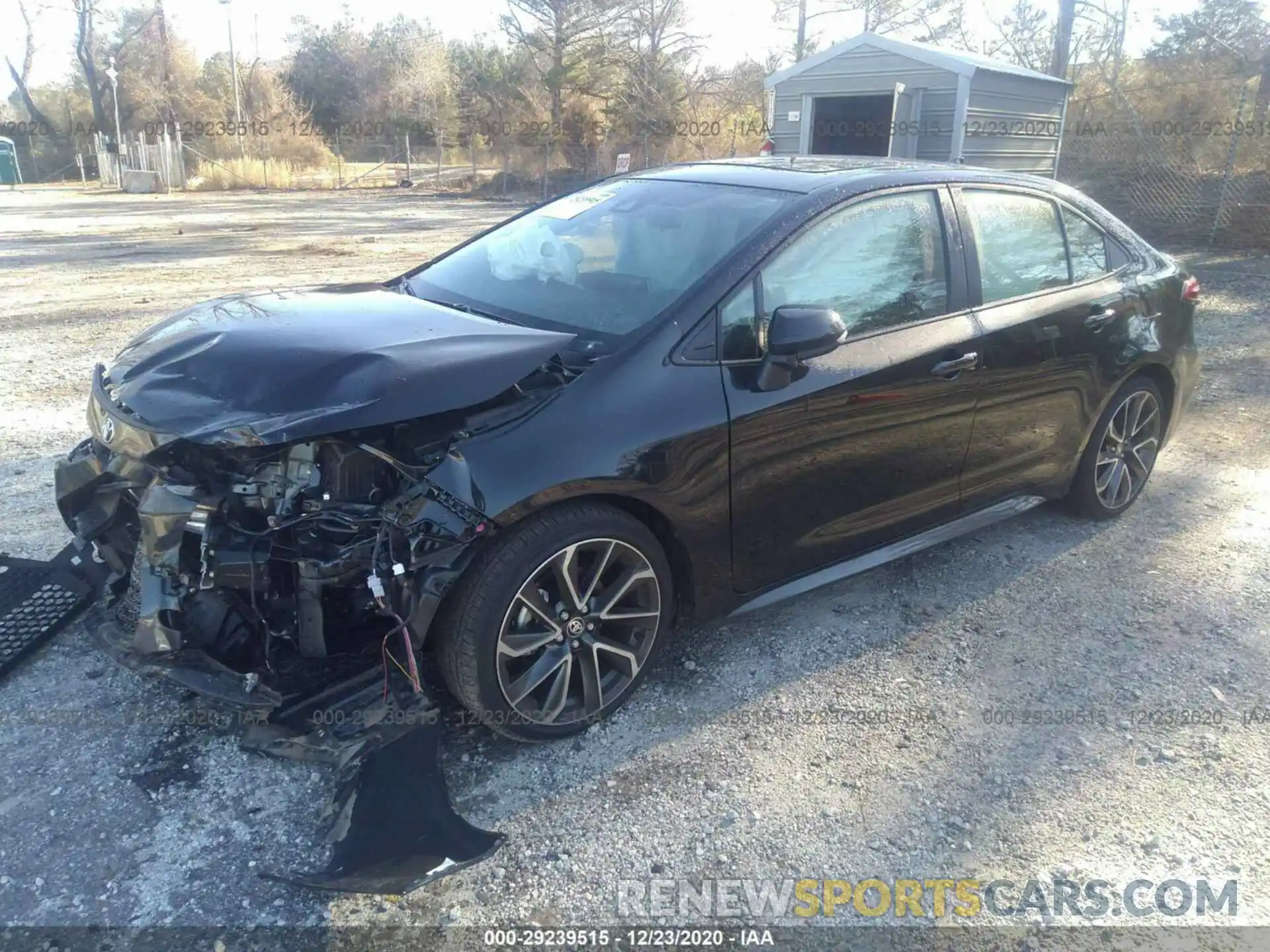 2 Photograph of a damaged car JTDT4RCE5LJ049352 TOYOTA COROLLA 2020