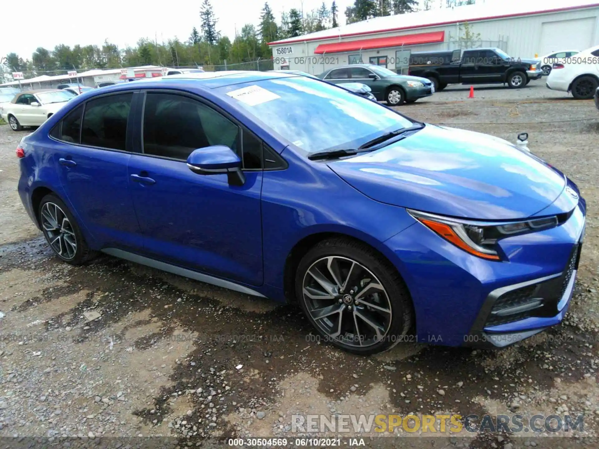 1 Photograph of a damaged car JTDT4RCE6LJ005201 TOYOTA COROLLA 2020