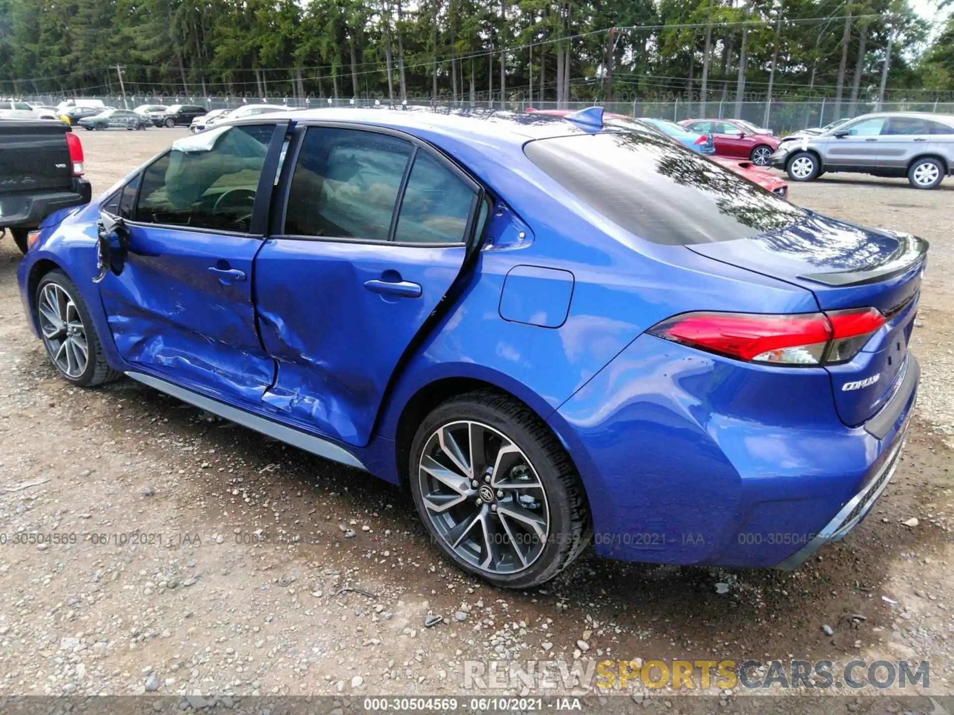 3 Photograph of a damaged car JTDT4RCE6LJ005201 TOYOTA COROLLA 2020