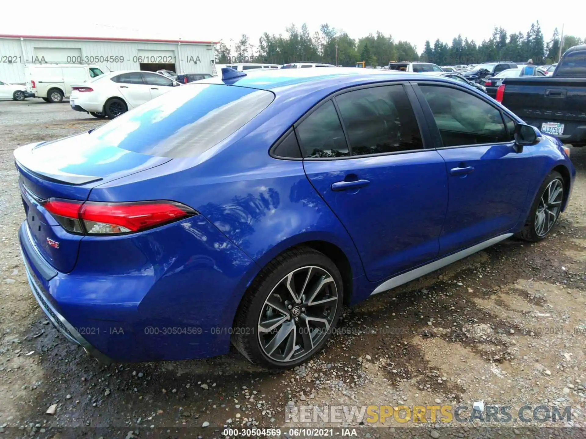 4 Photograph of a damaged car JTDT4RCE6LJ005201 TOYOTA COROLLA 2020