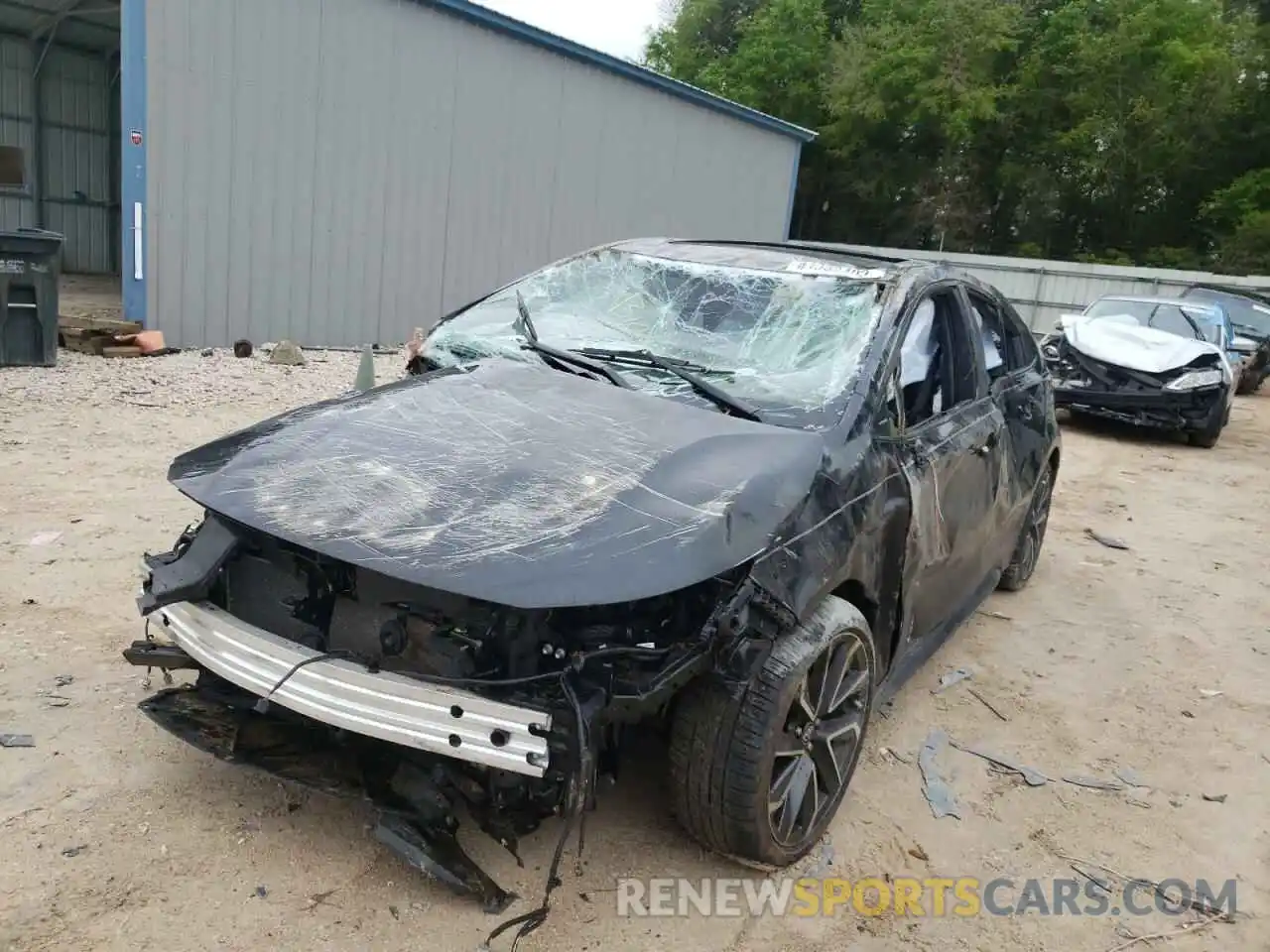 2 Photograph of a damaged car JTDT4RCE6LJ011662 TOYOTA COROLLA 2020